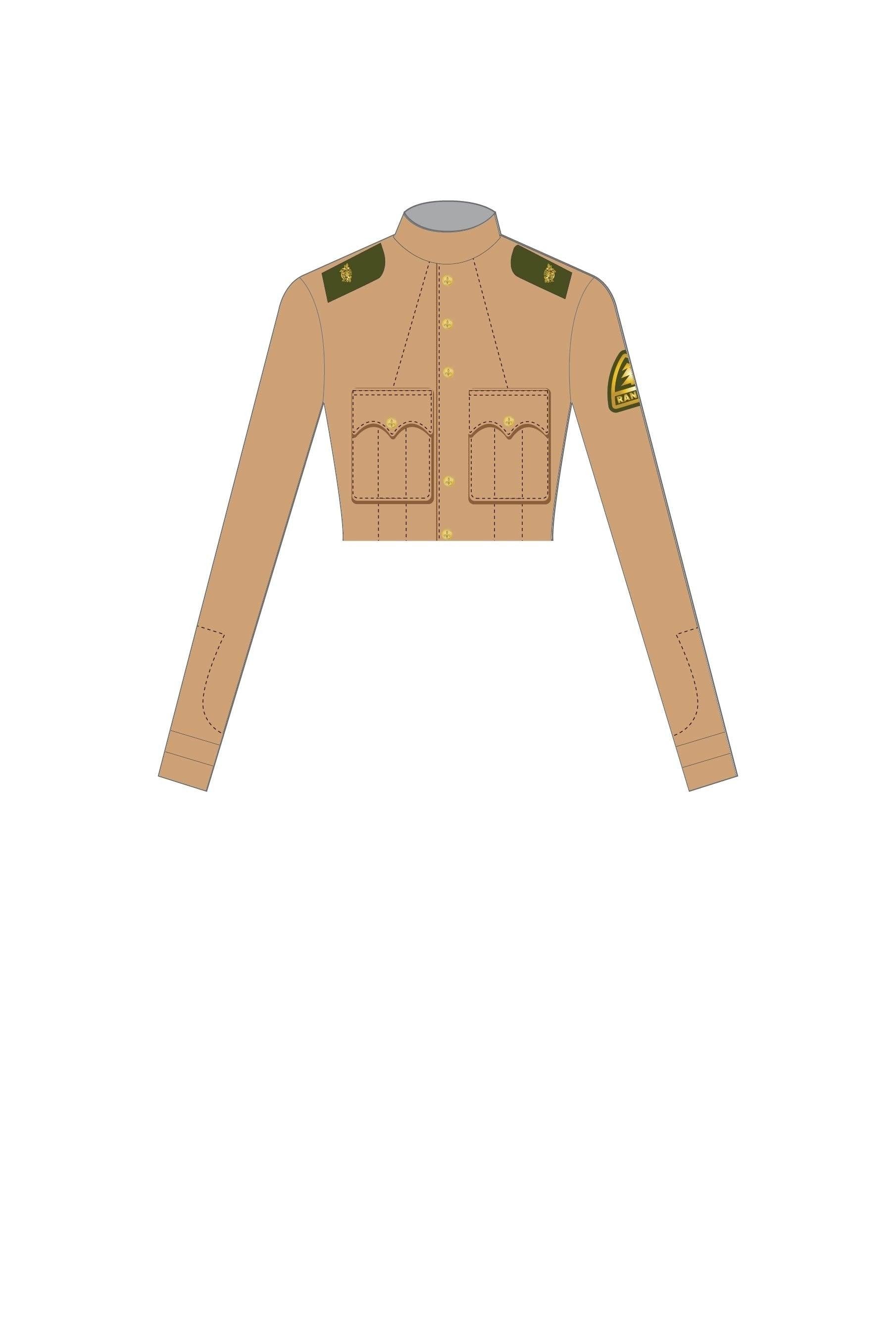 Ranger LS Crop Top - Hamilton Theatrical