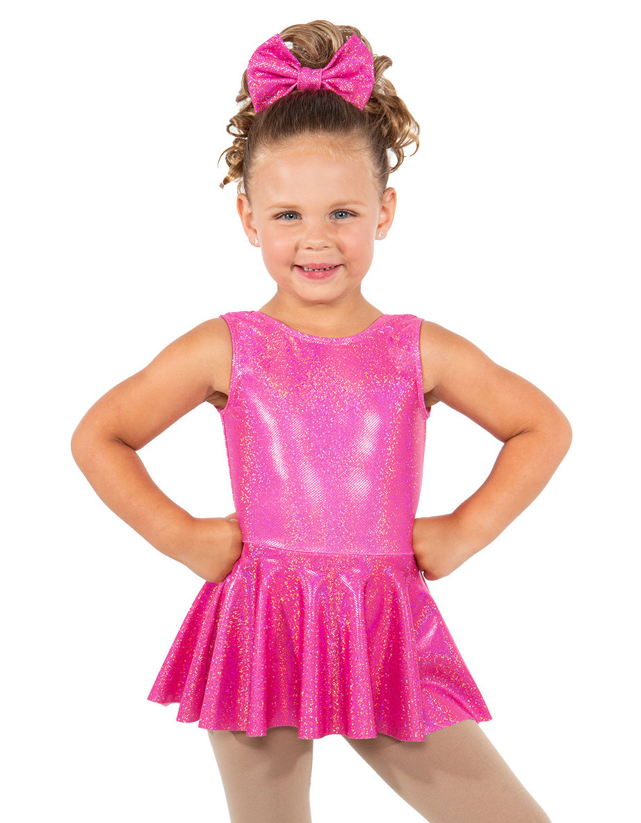 Solid Hologram Tank Dress