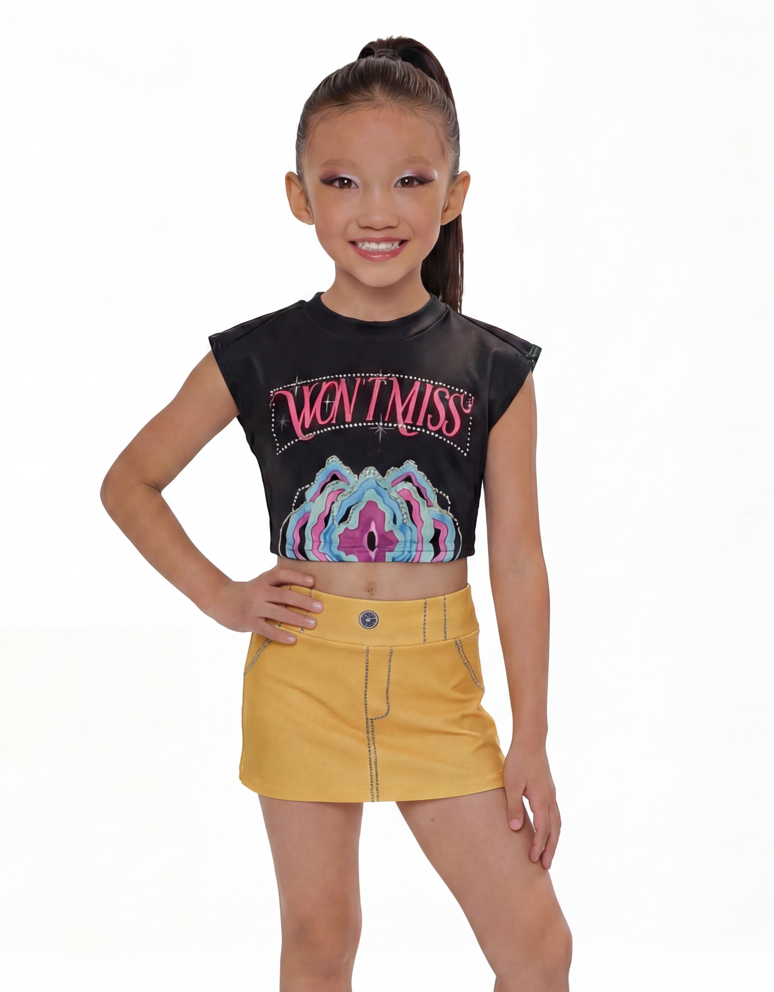 Demon Huntress Crop T Shirt