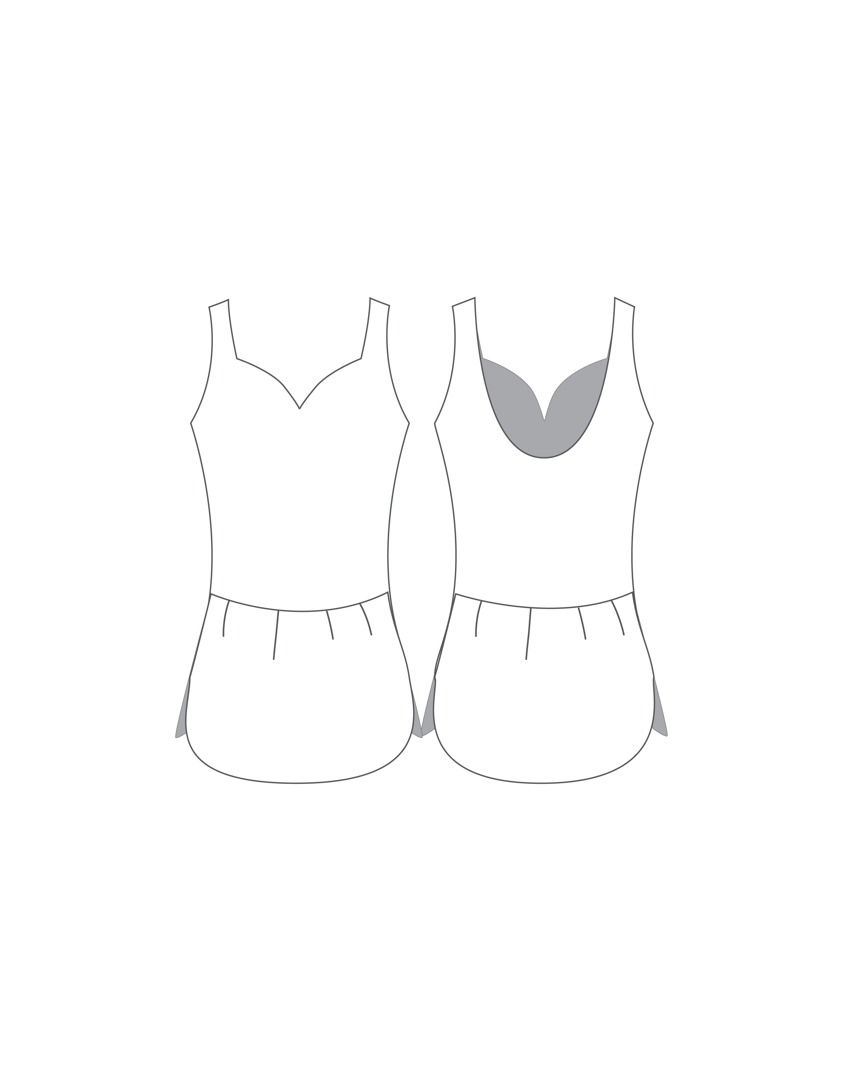 Custom Inked Soiree Leotard with Skirt - Lycra