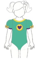 Custom Polly Pocket Puff Sleeve Leotard 3