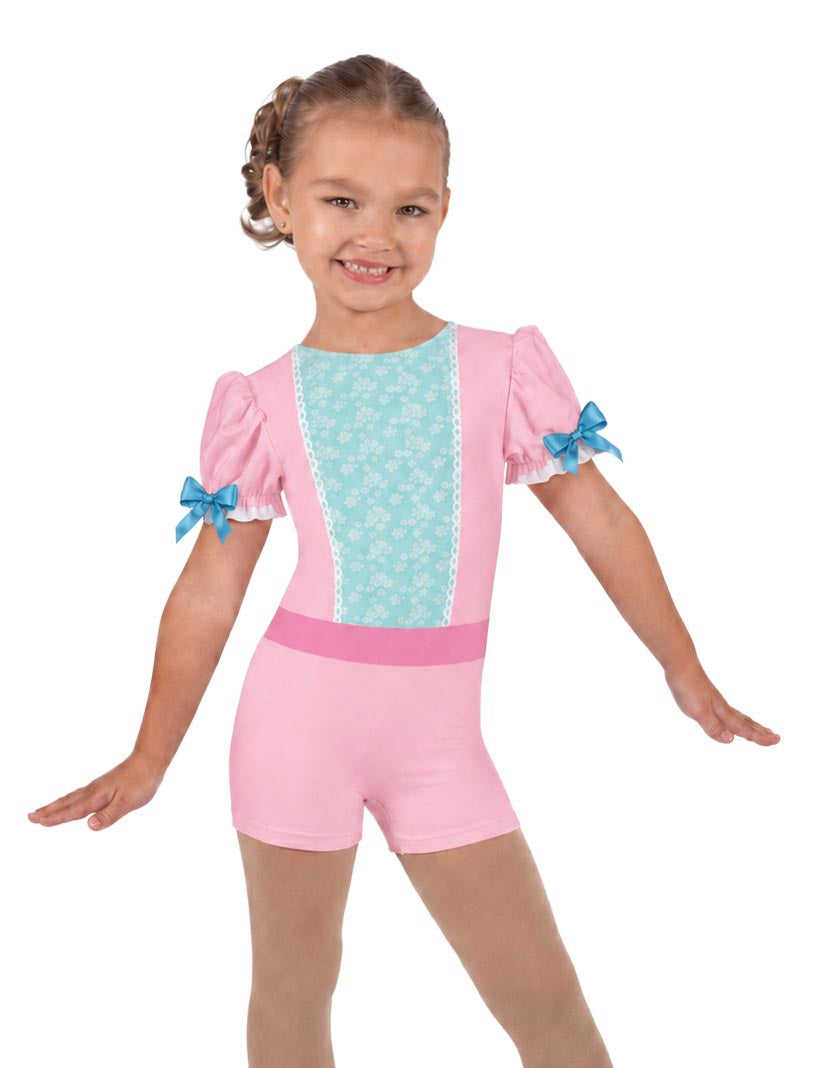 Bo Peep Puff Sleeve Biketard