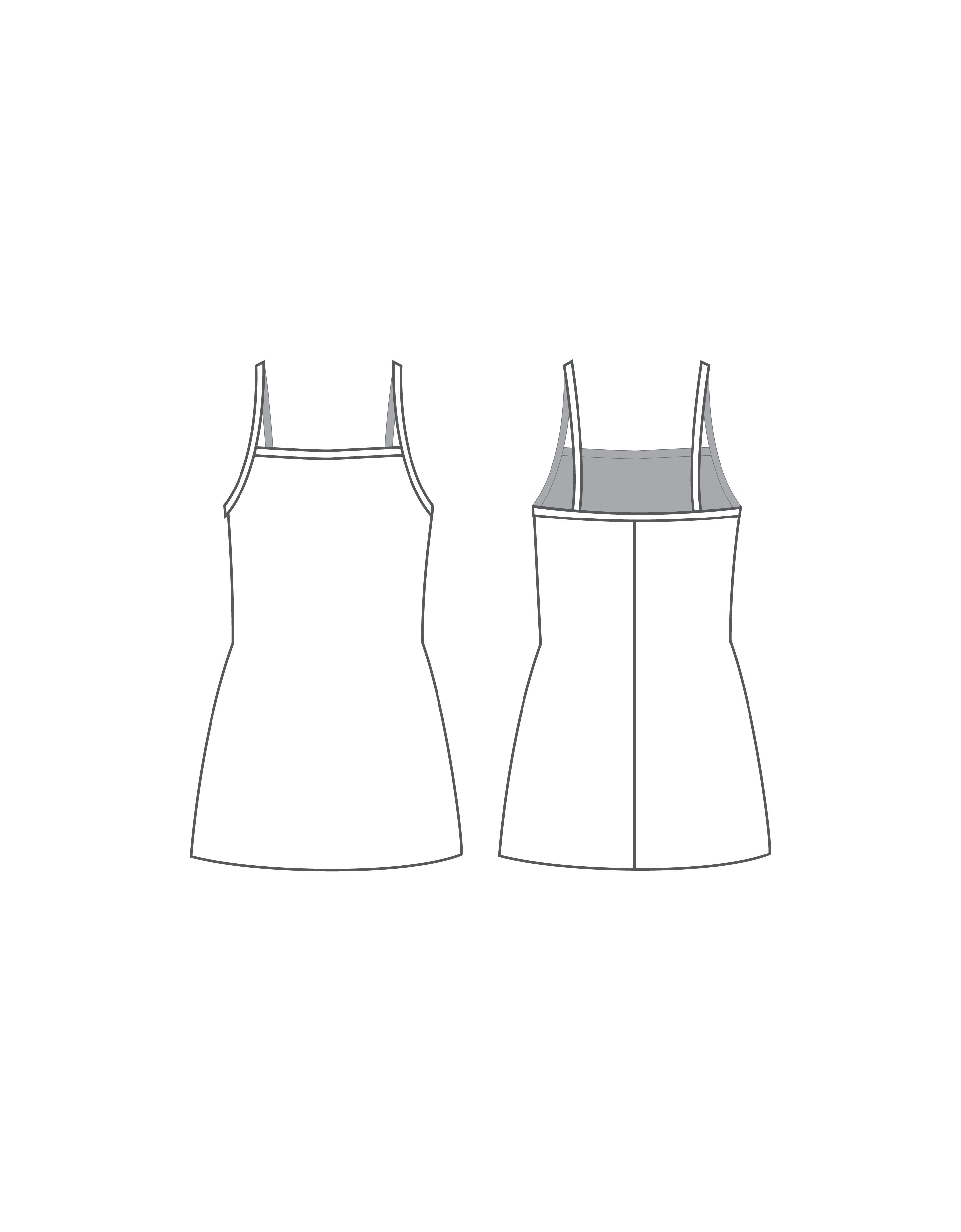 Custom Inked Align Cami Dress - Lycra