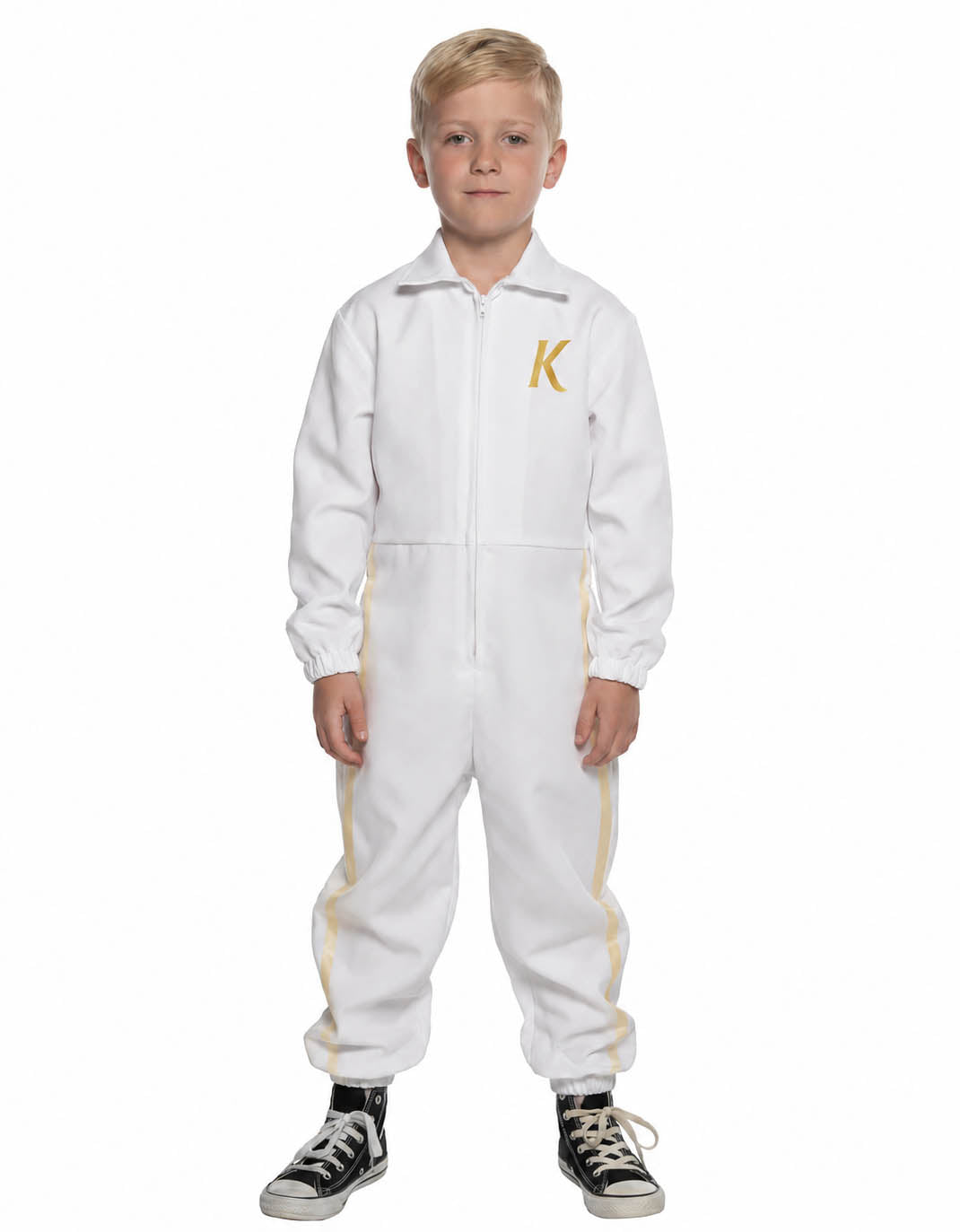 Disco Baby Jumpsuit with Tall Collar