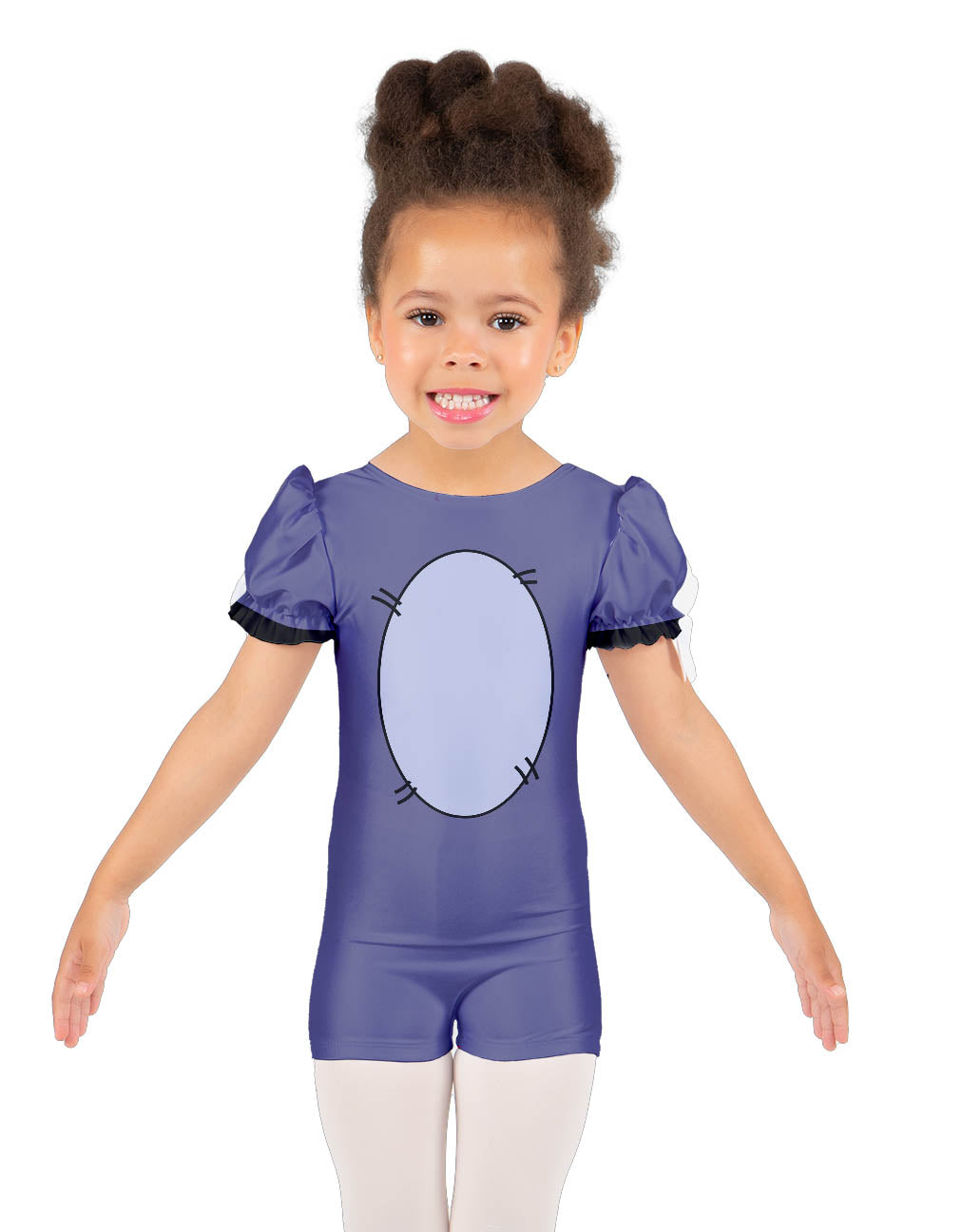 Little Donkey Puff Sleeve Biketard