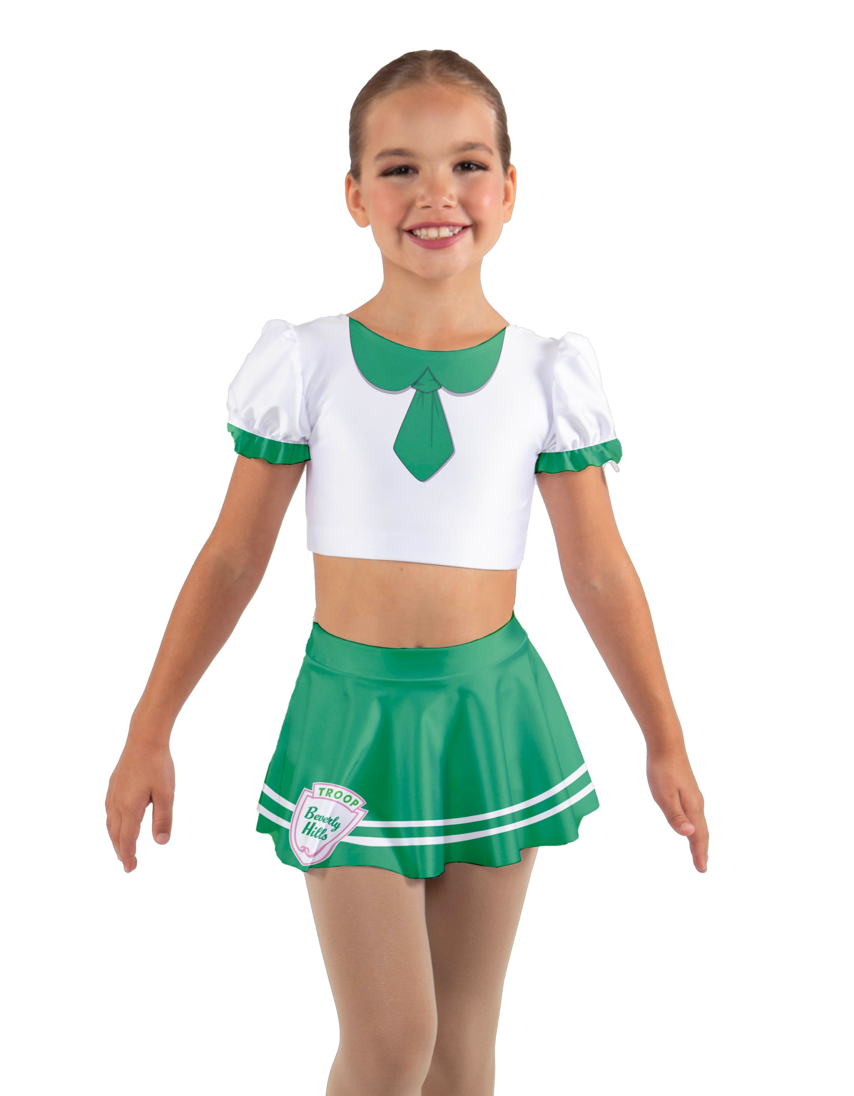 Troop Beverly Hills Puff Sleeve Crop Top