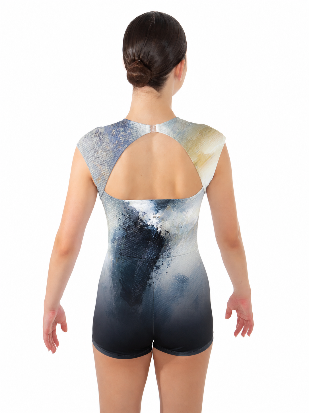 Acrylic Sleeveless Triangle Back Biketard