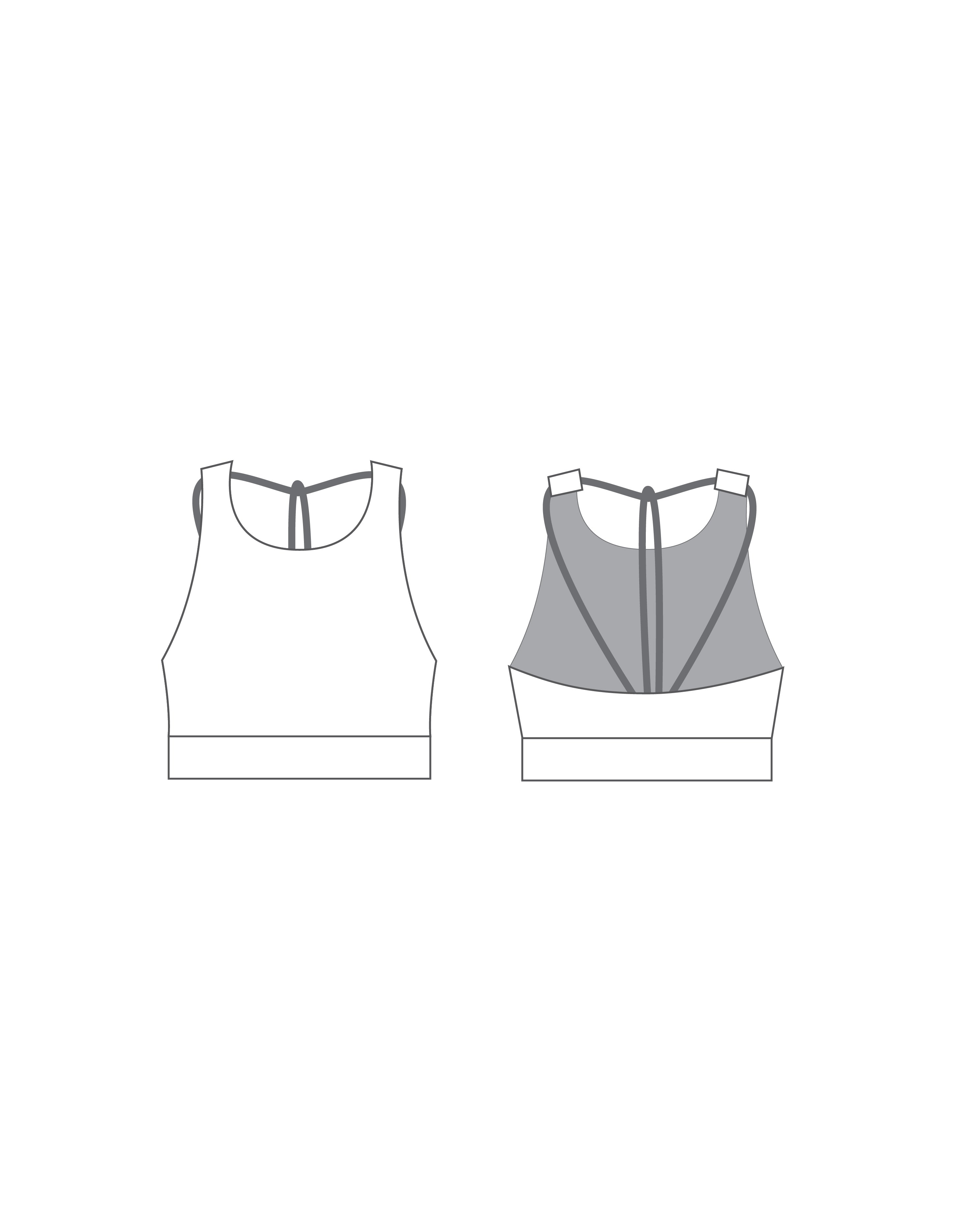Custom Inked High Neck Spaghetti Strap Crop Top - Flat Supplex