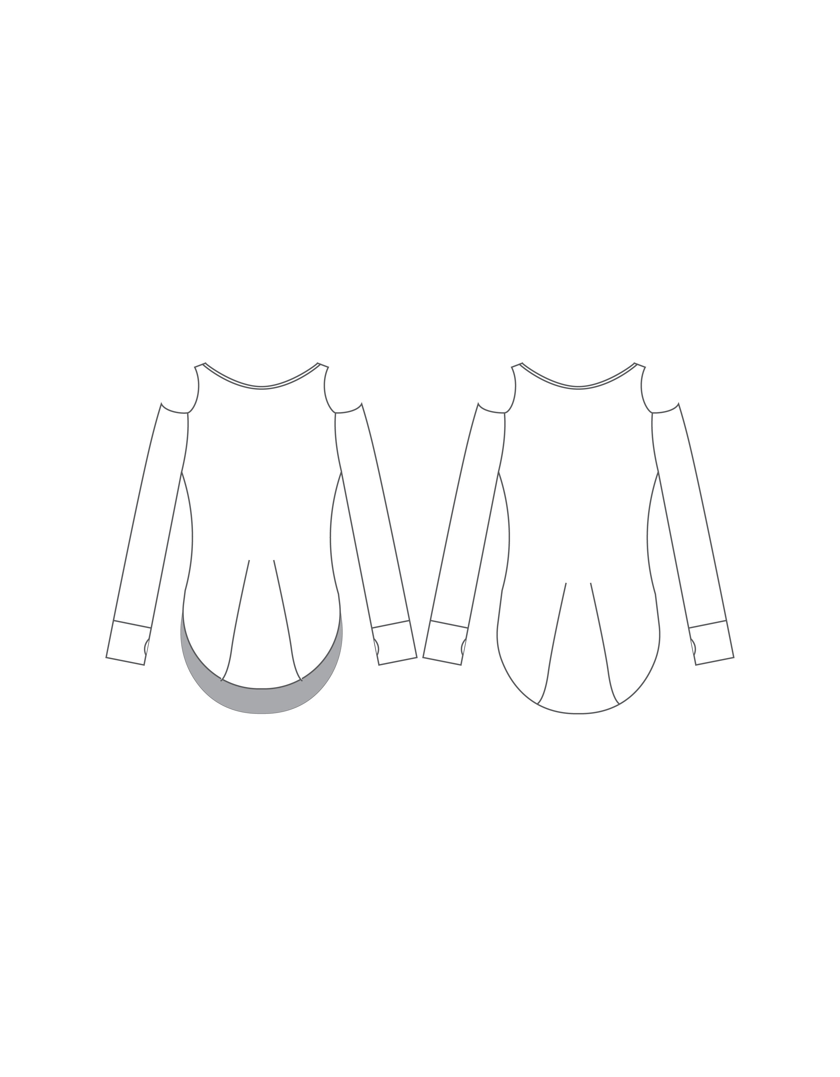 Custom Inked Shoulderless T - ITY White