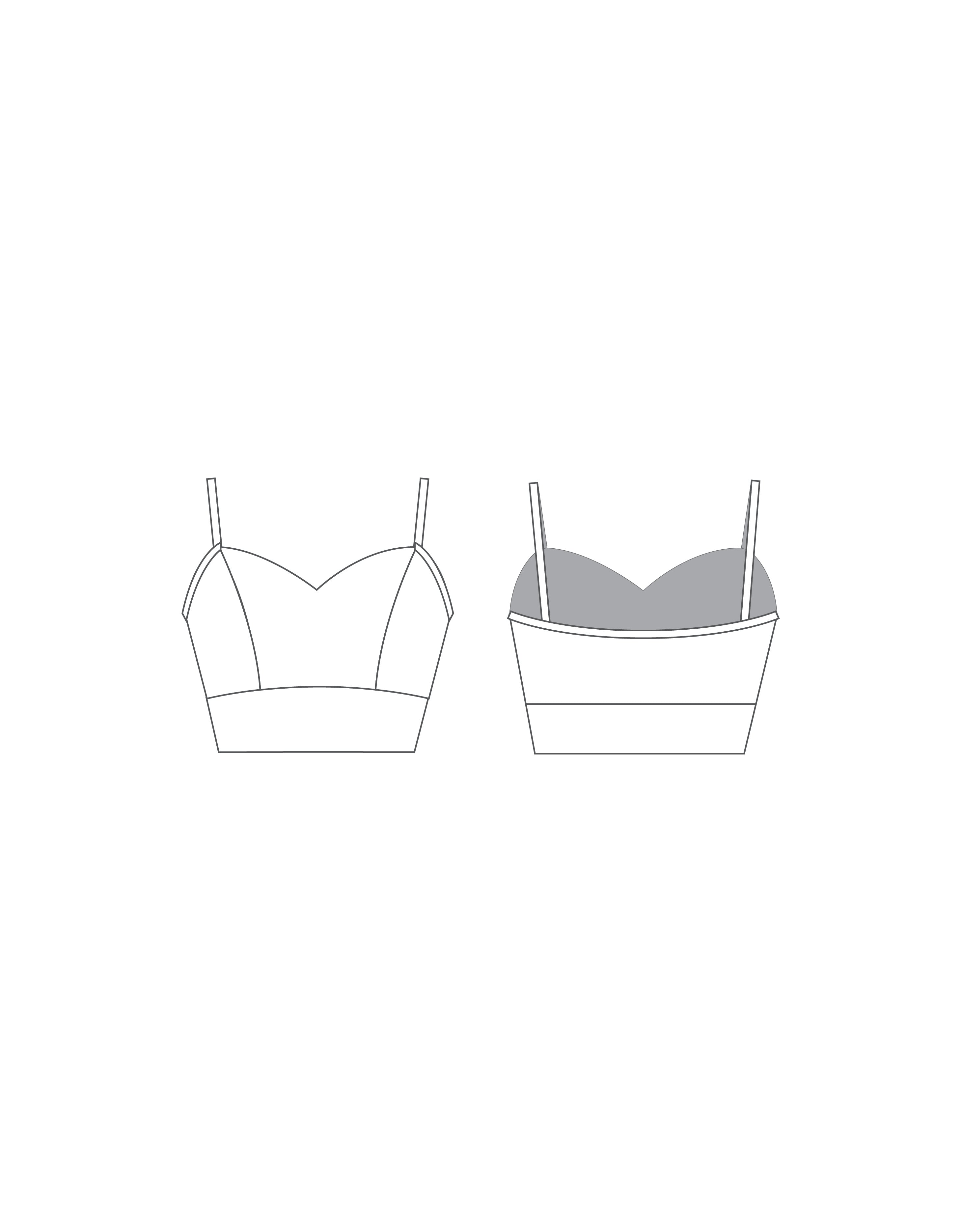 Custom Inked Make A Move Crop Top - Lycra