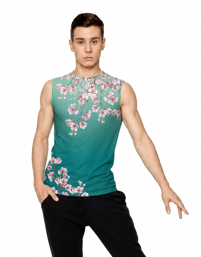 Cherry Blossom Sleeveless Boys Tank