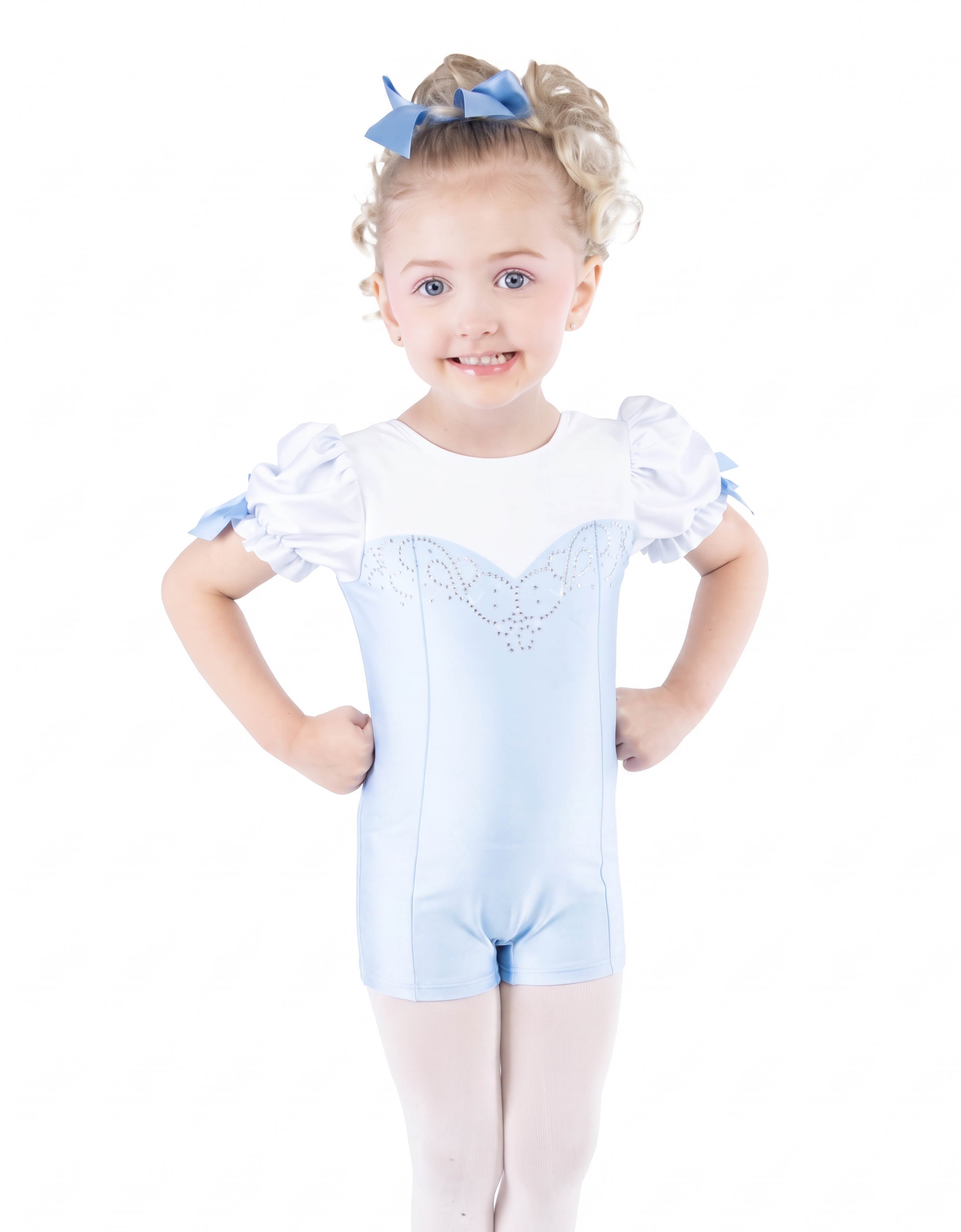 Dream is a Wish Puff Sleeve Biketard