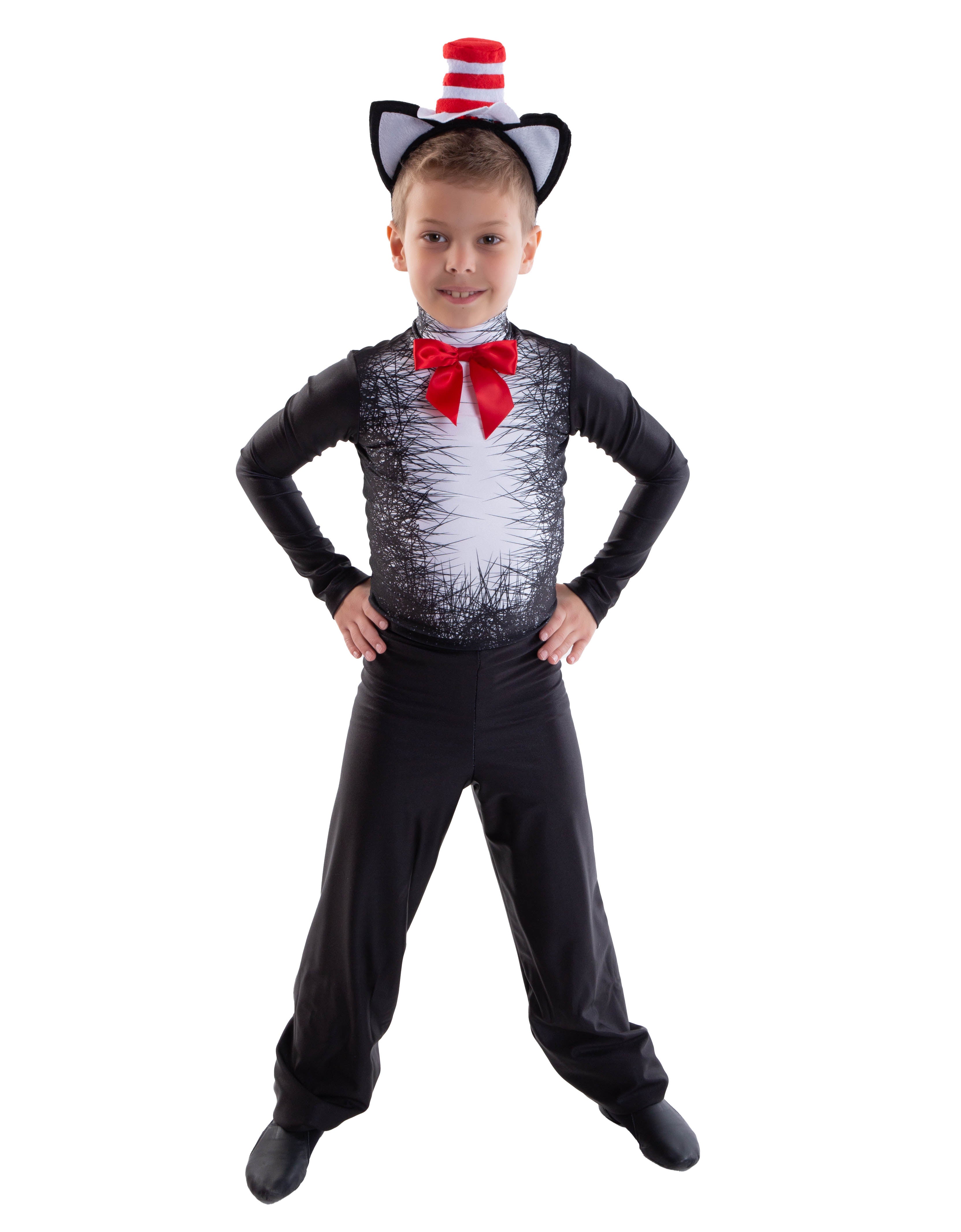 Sr. Mr Cat Mens LS Tneck Zipper Back Straight Leg Unitard