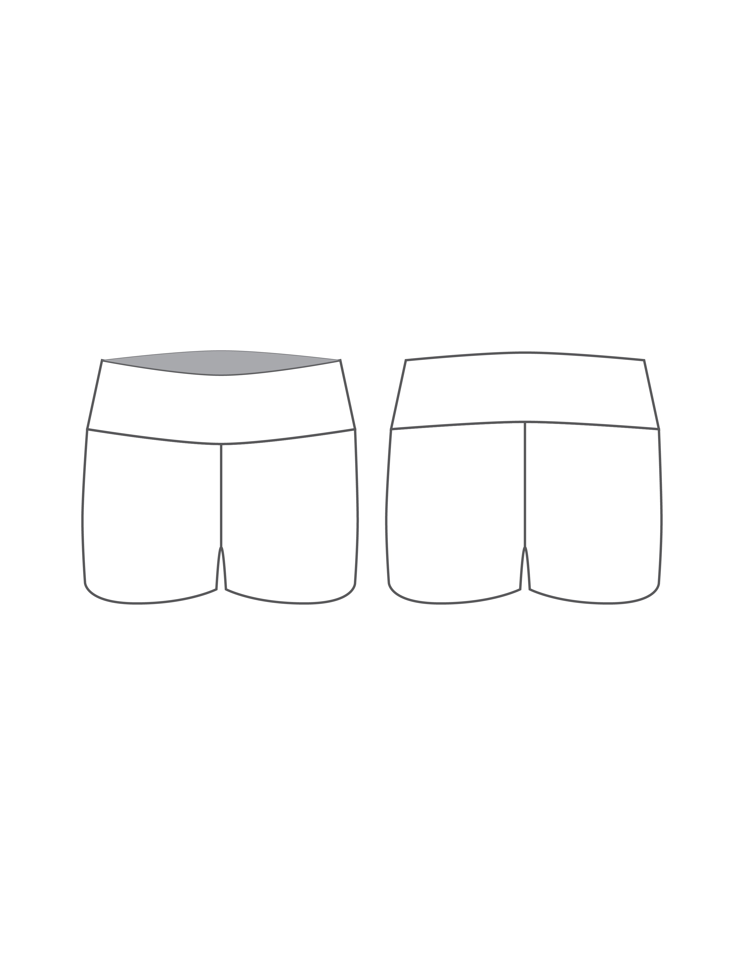 Custom Inked Yoga Shorts - Flat Supplex