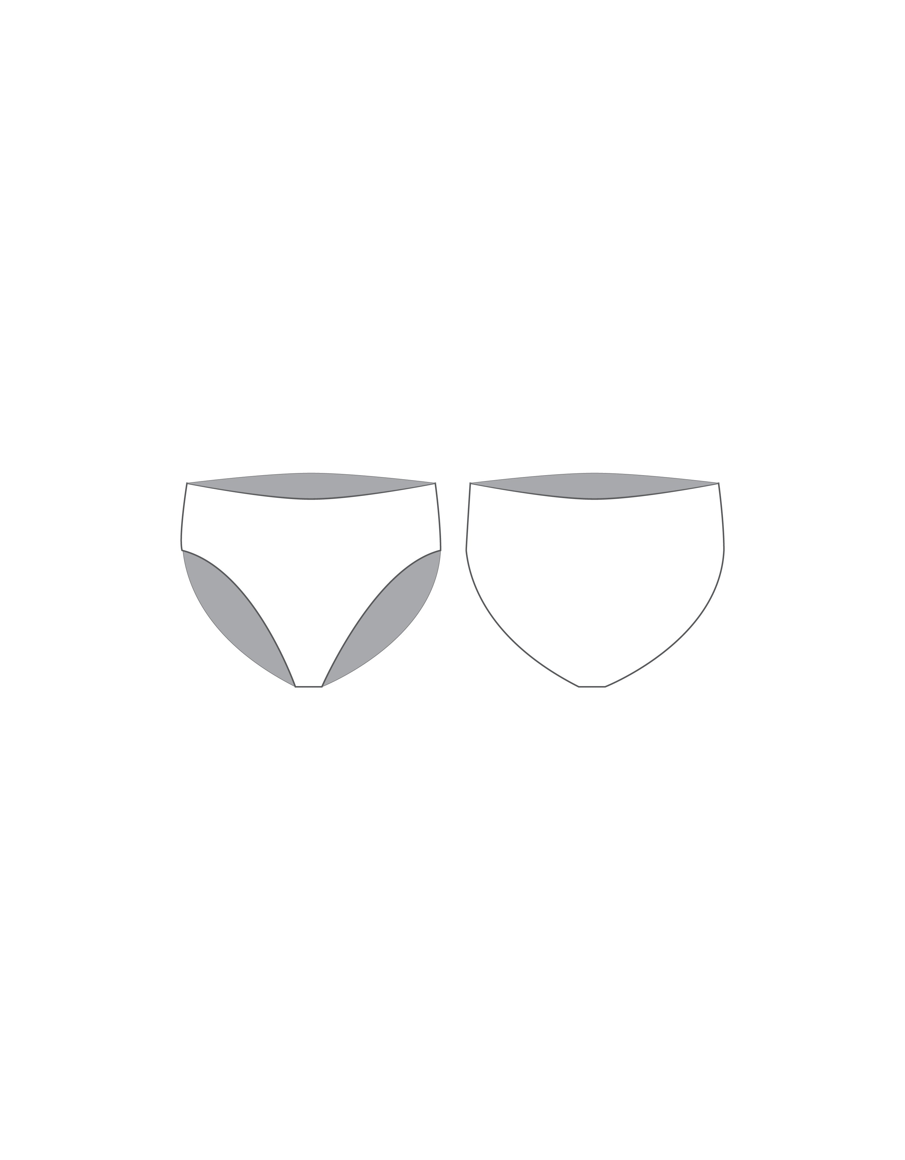 Custom Inked High Rise High Cut Panty - Lycra