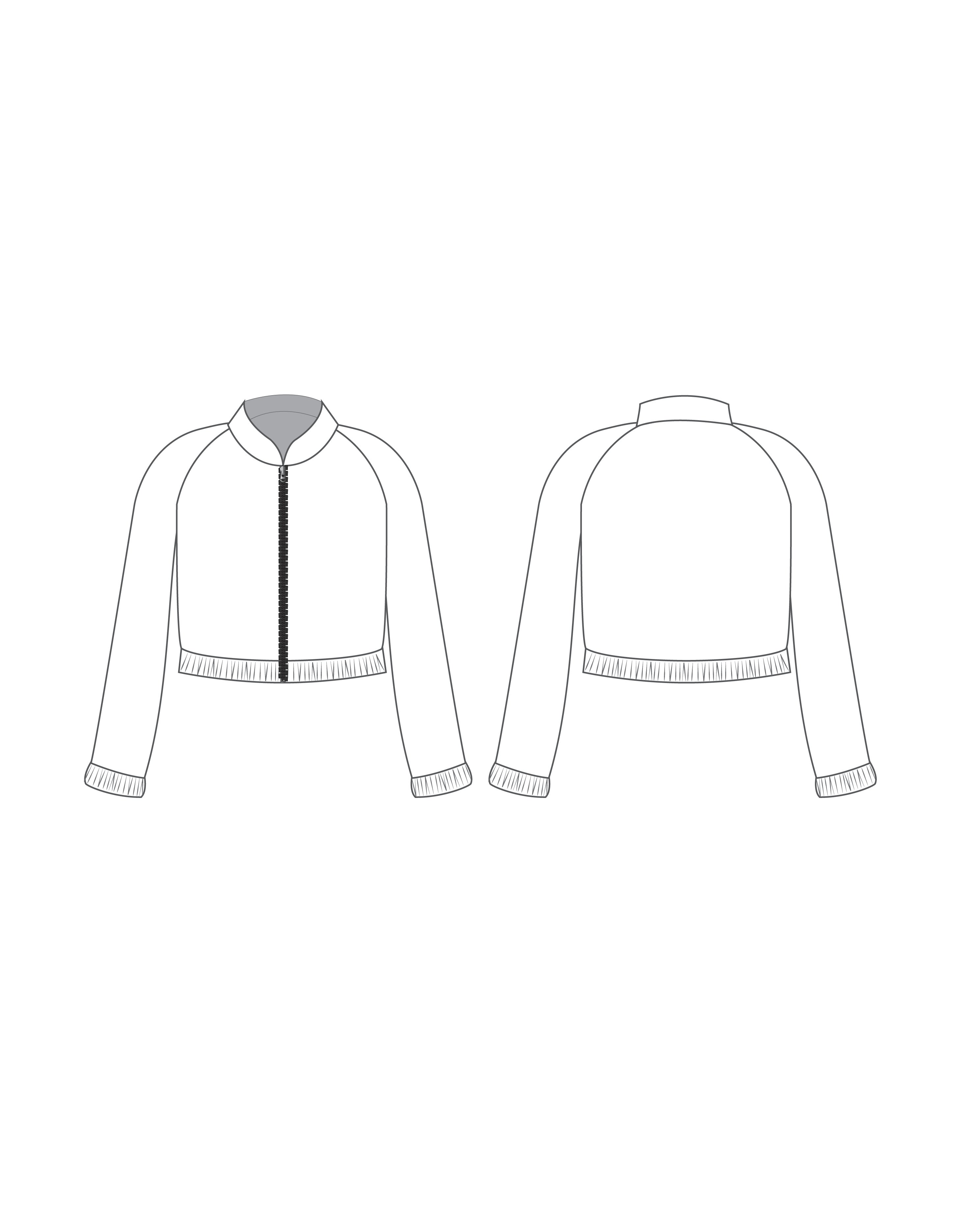 Custom Inked Ribbless Jockey Jacket - Hologram