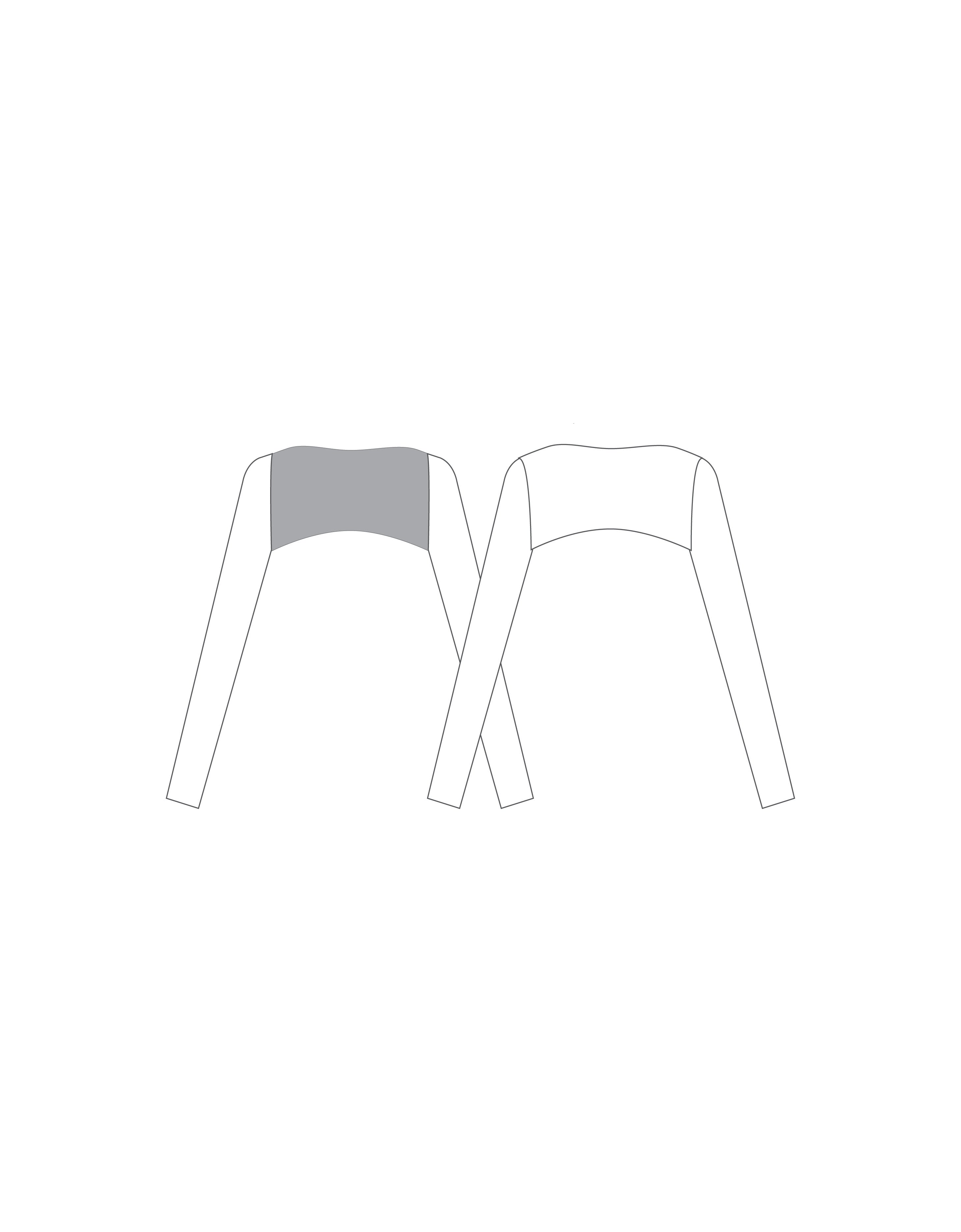 Custom Inked Long Sleeve Shrug - Hologram