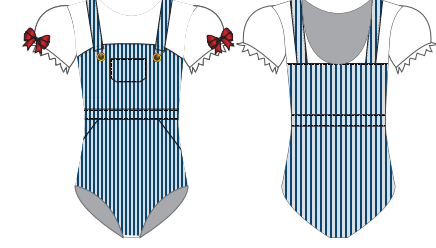 Custom Toys Robot Puff Sleeve Leotard