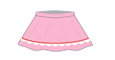 Custom Cindy Lou Who Top Skirt