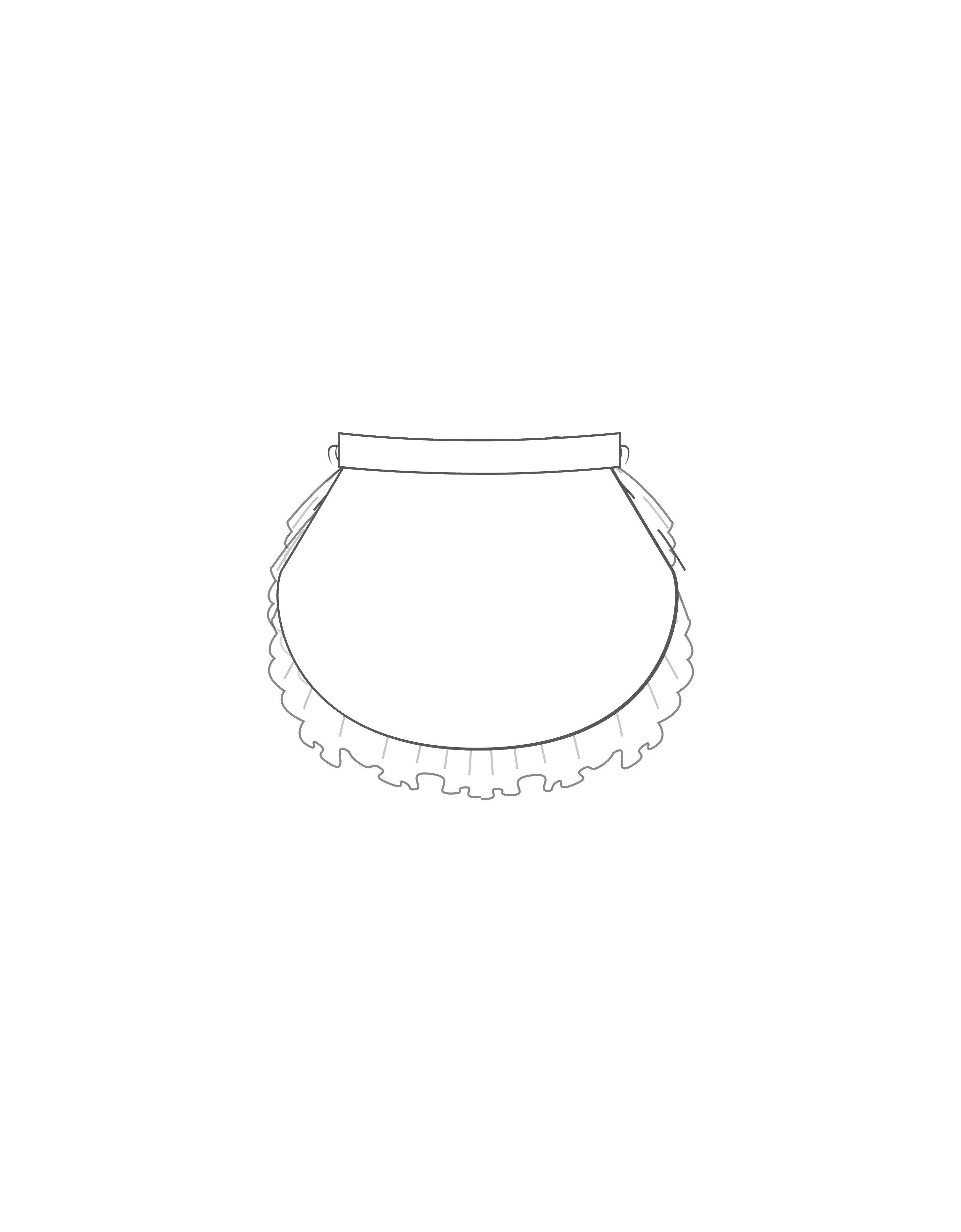 Custom Inked Pettibustle Skirt