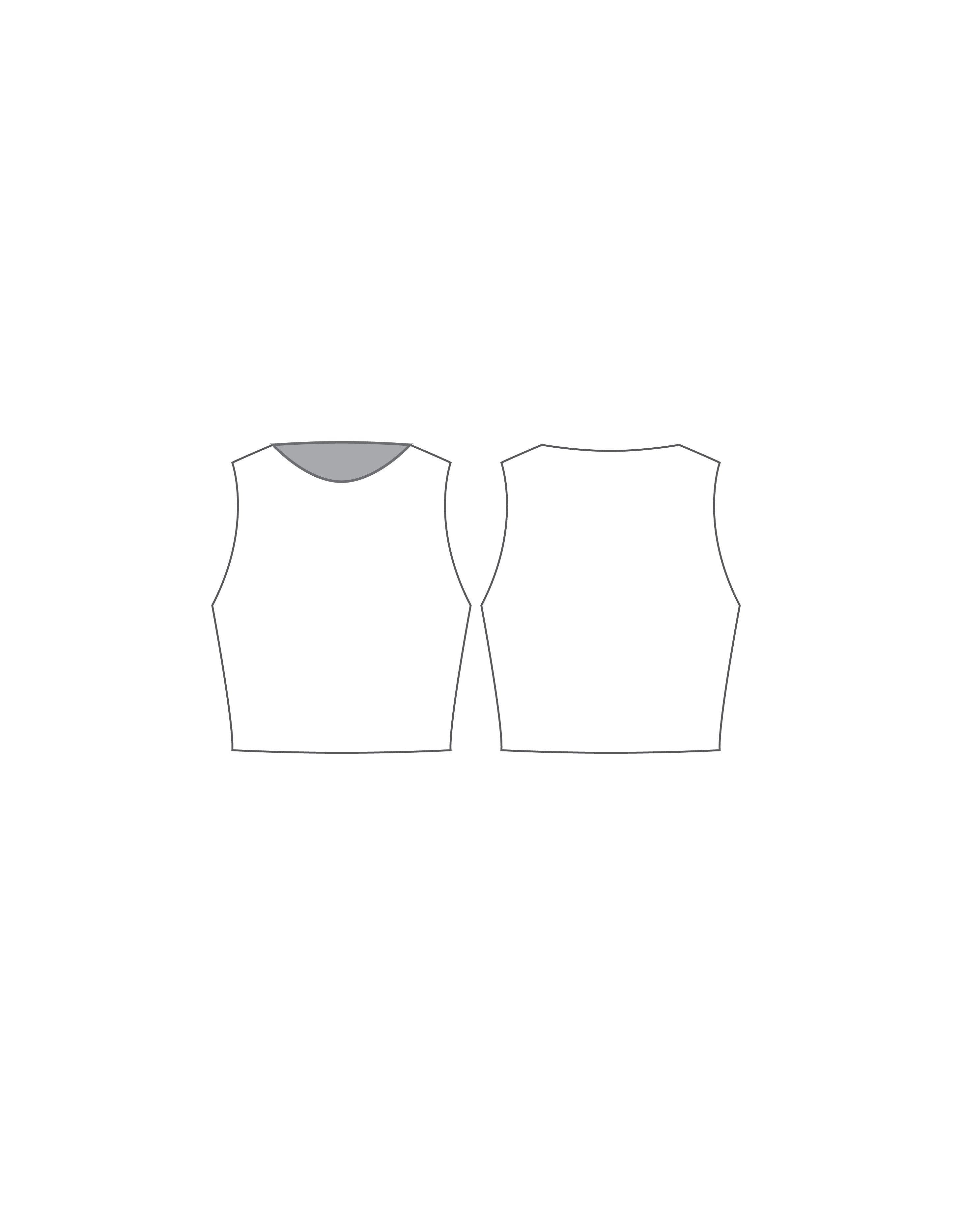 Clock Sleeveless Crop Top