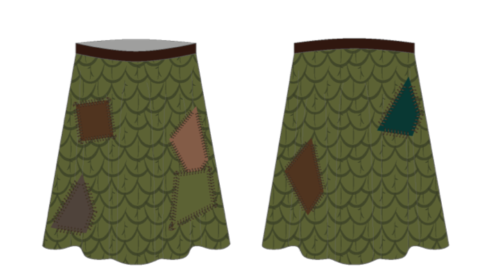 Custom Mama Ogre Character Skirt
