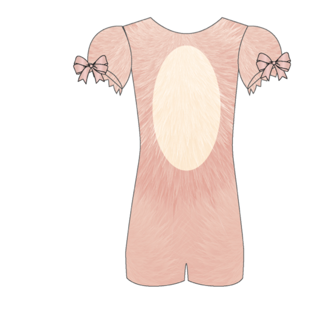 Custom Pig Puff Sleeve Biketard