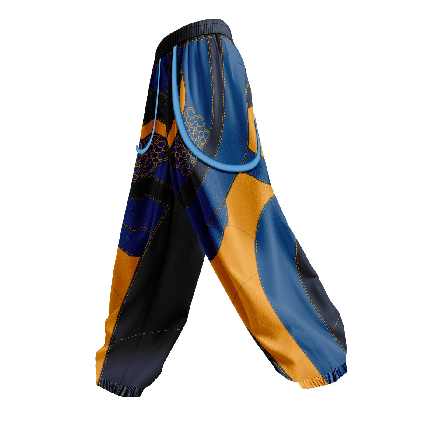 Demon Huntress Parachute Pants with Straps
