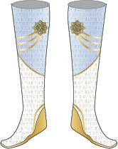 Huntress Golden Boot Covers