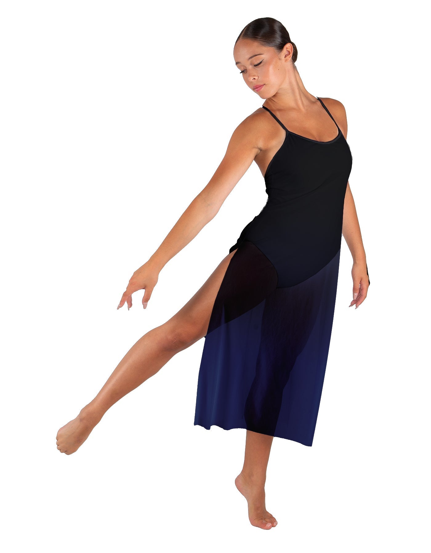 Soulful Long Chiffon Panel Dress