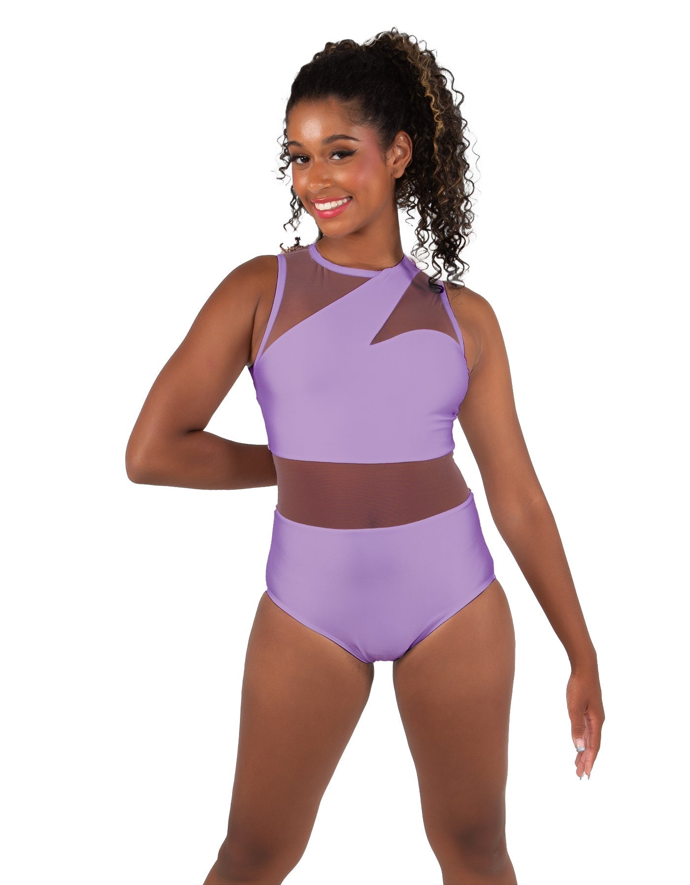 Solid Lycra Ambition Sleeveless Leotard