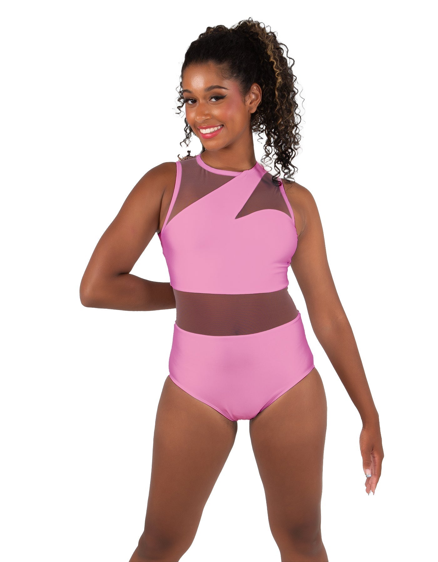 Solid Lycra Ambition Sleeveless Leotard