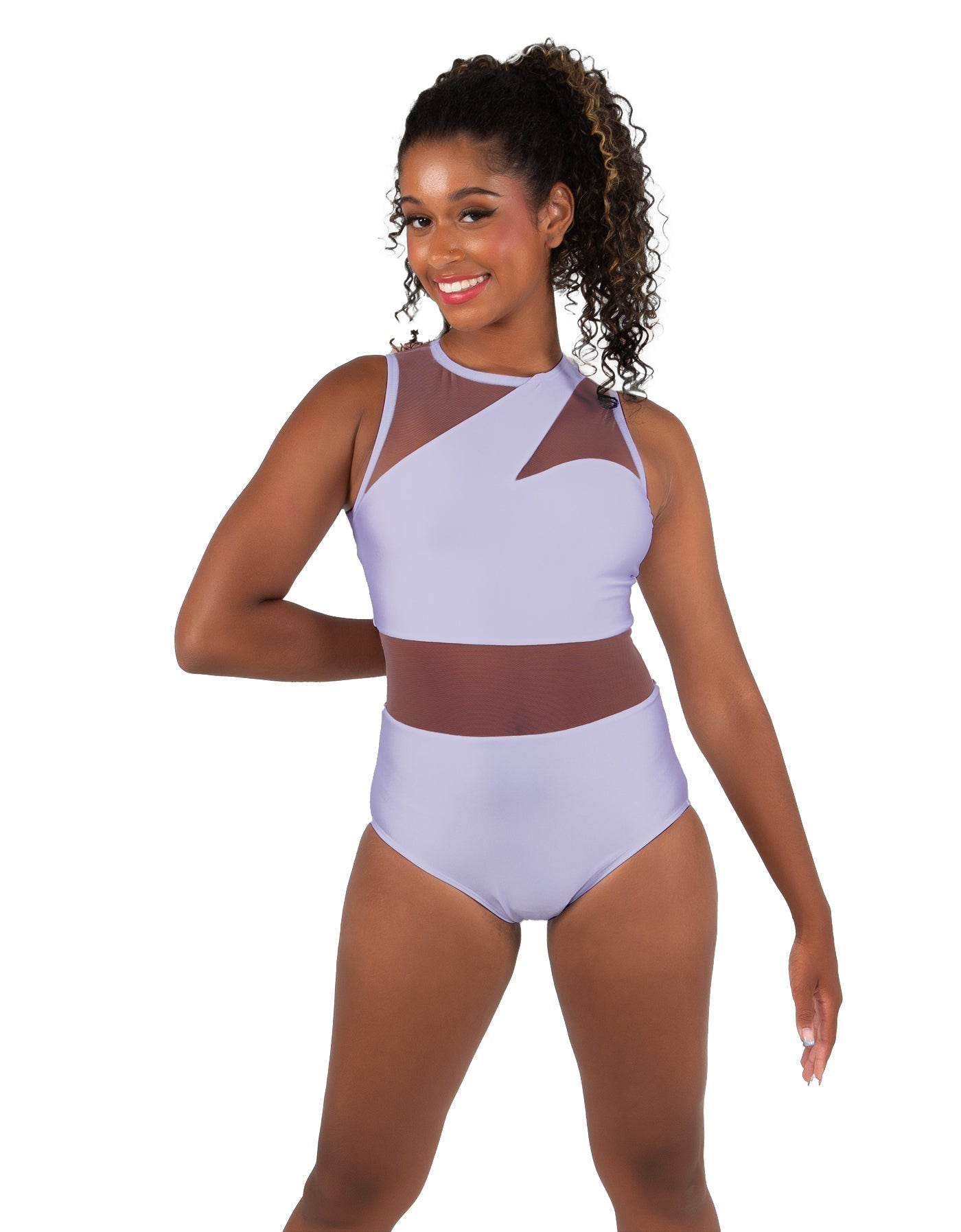 Solid Lycra Ambition Sleeveless Leotard