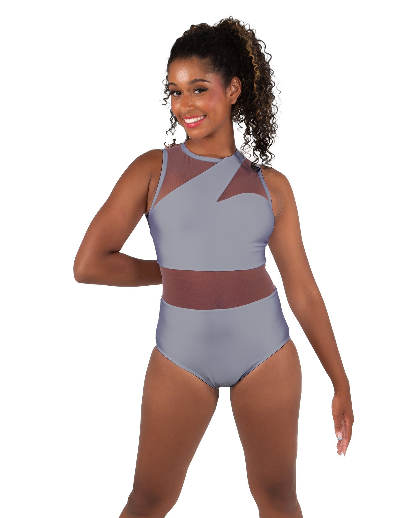 Solid Lycra Ambition Sleeveless Leotard