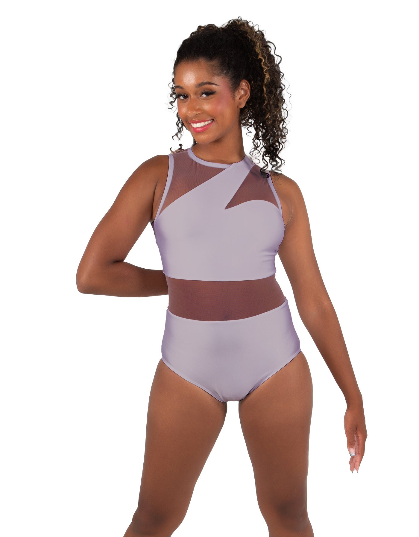 Solid Lycra Ambition Sleeveless Leotard