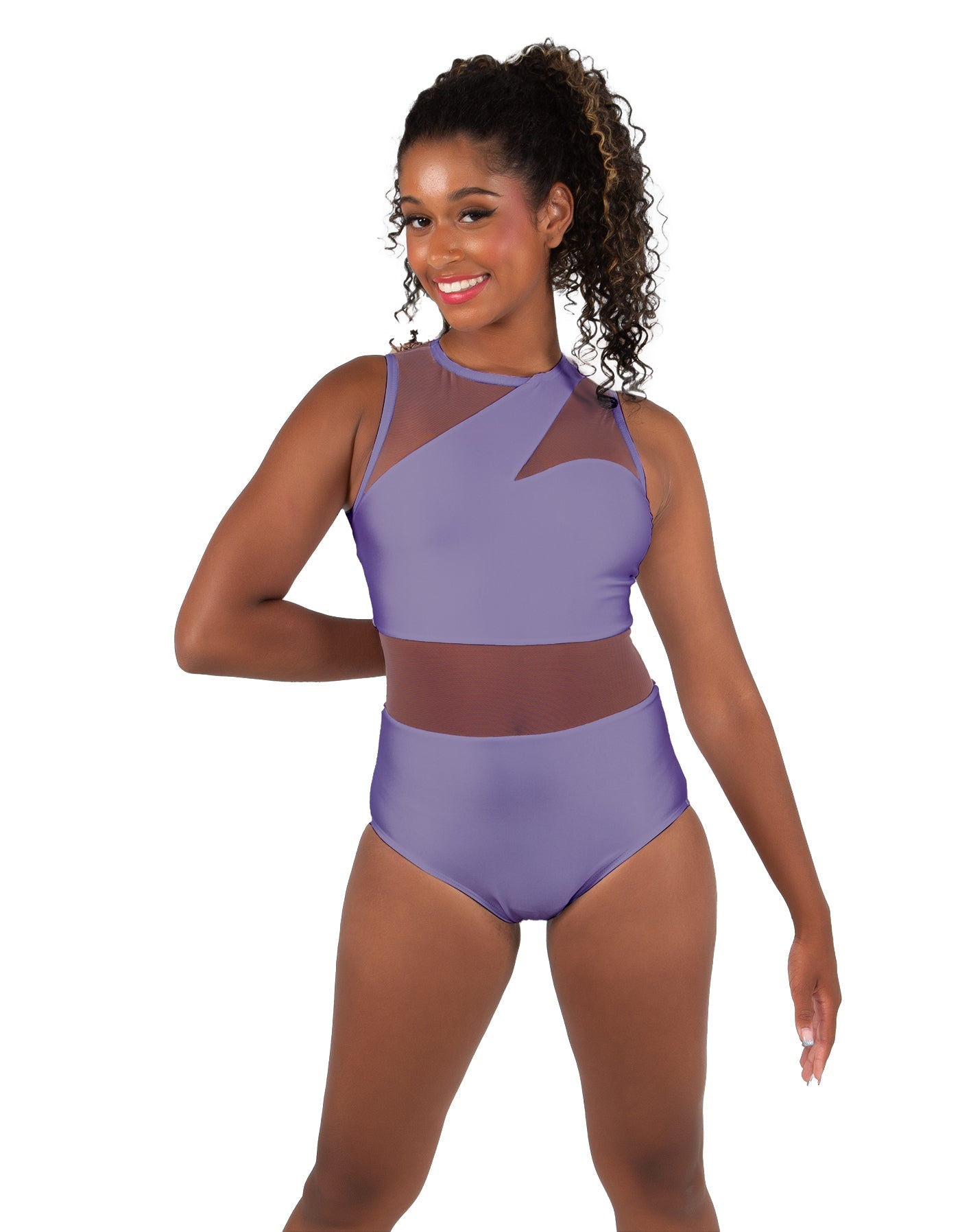 Solid Lycra Ambition Sleeveless Leotard