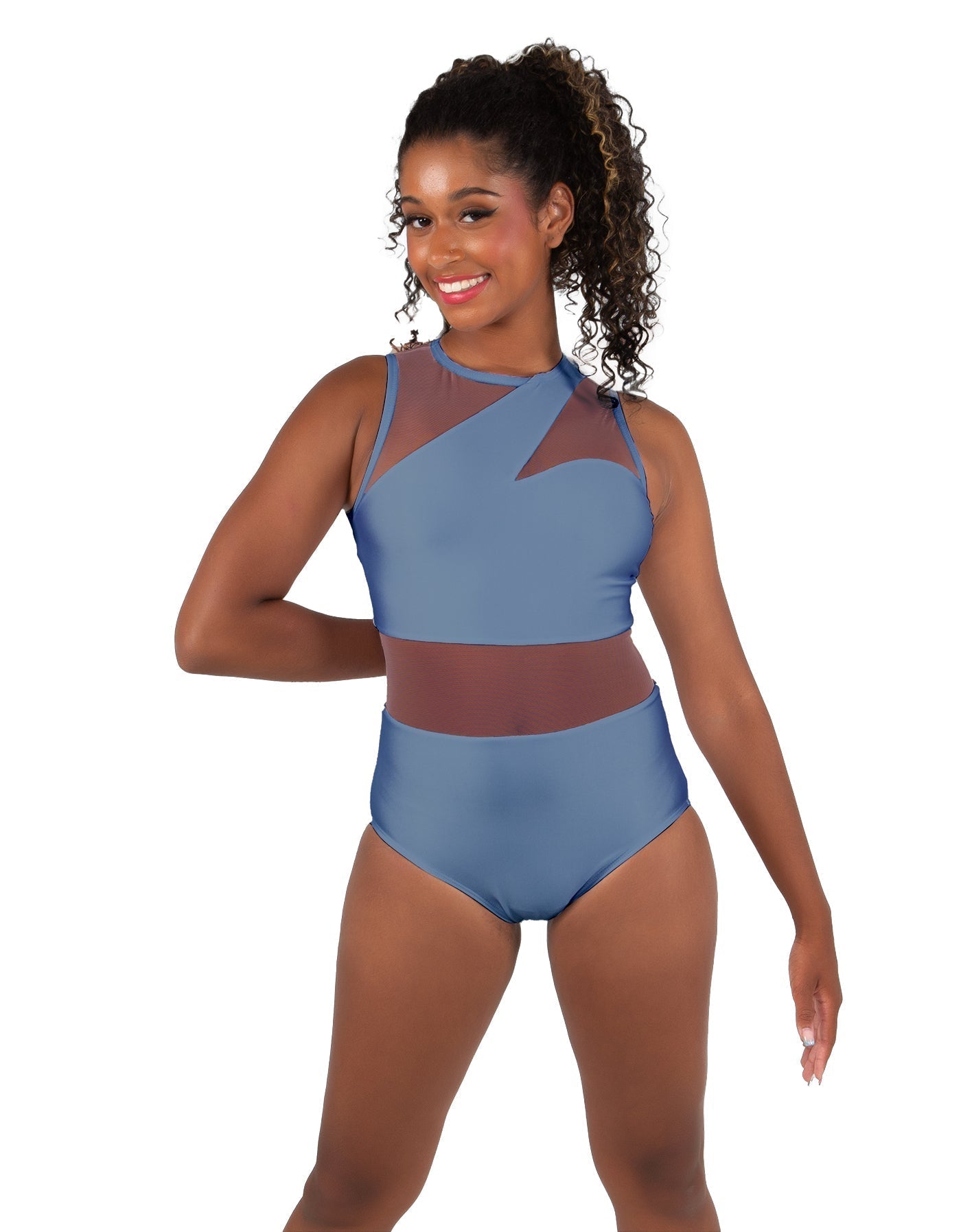 Solid Lycra Ambition Sleeveless Leotard