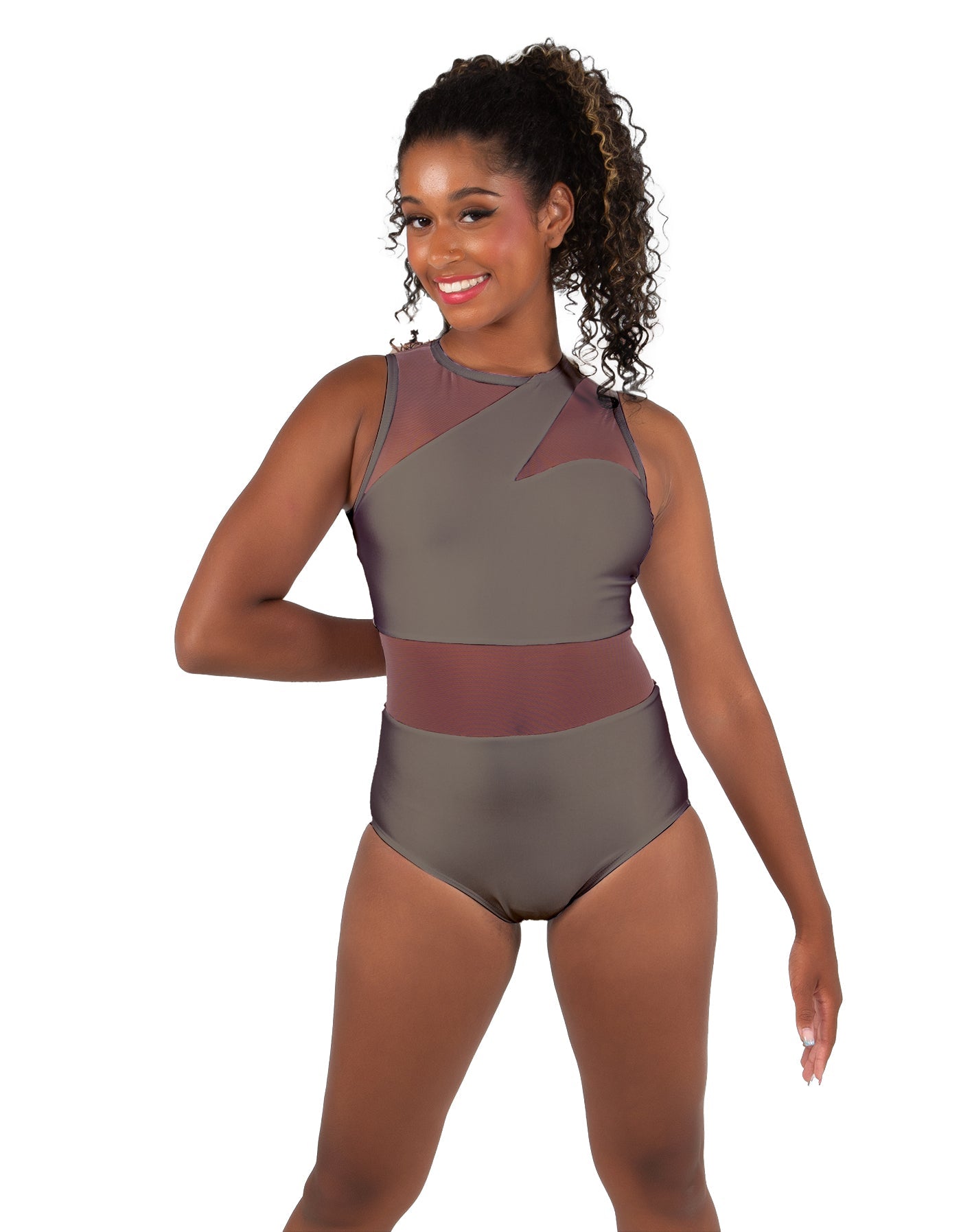 Solid Lycra Ambition Sleeveless Leotard