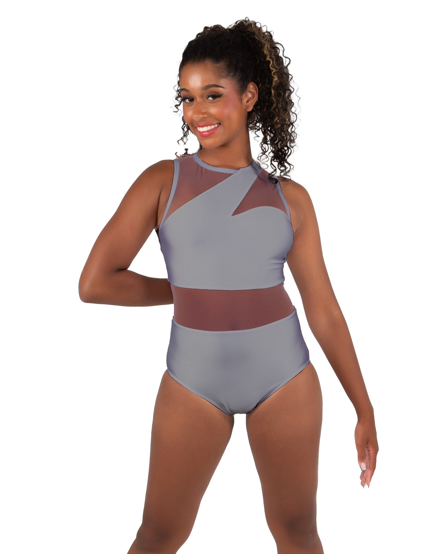 Solid Lycra Ambition Sleeveless Leotard