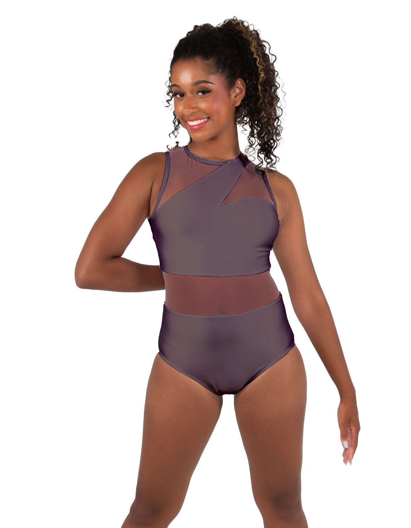Solid Lycra Ambition Sleeveless Leotard
