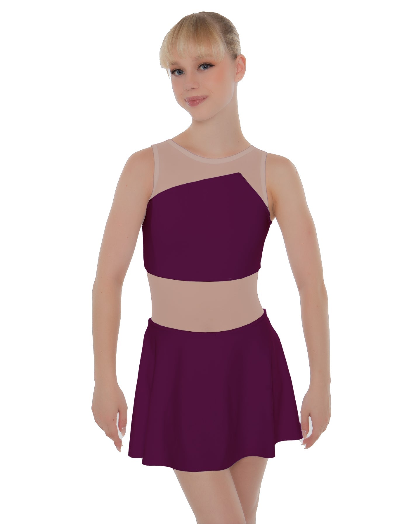 Solid Lycra Defined Dress