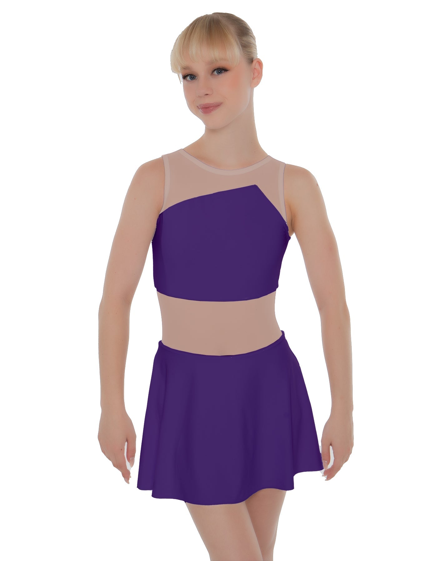 Solid Lycra Defined Dress