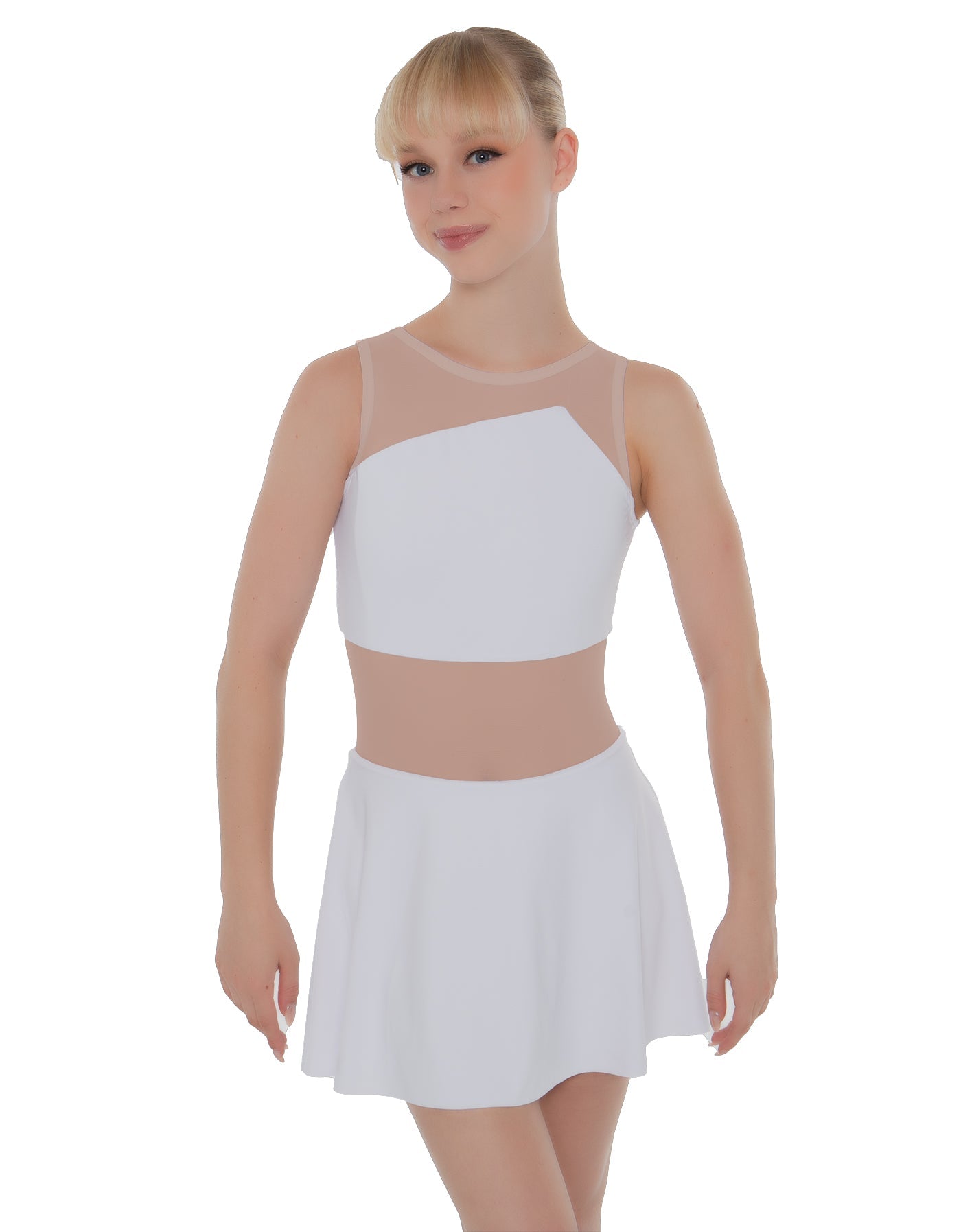 Solid Lycra Defined Dress
