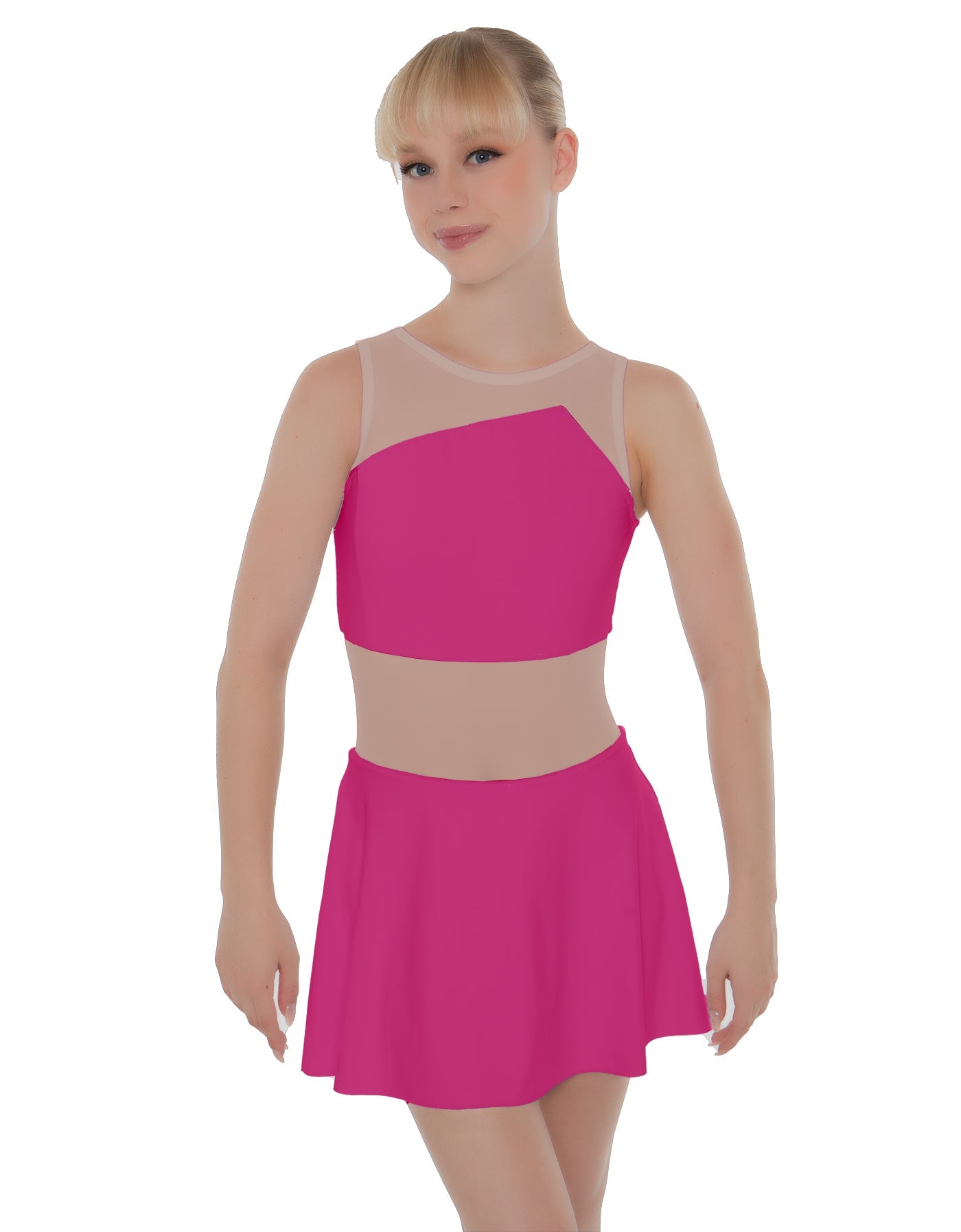 Solid Lycra Defined Dress