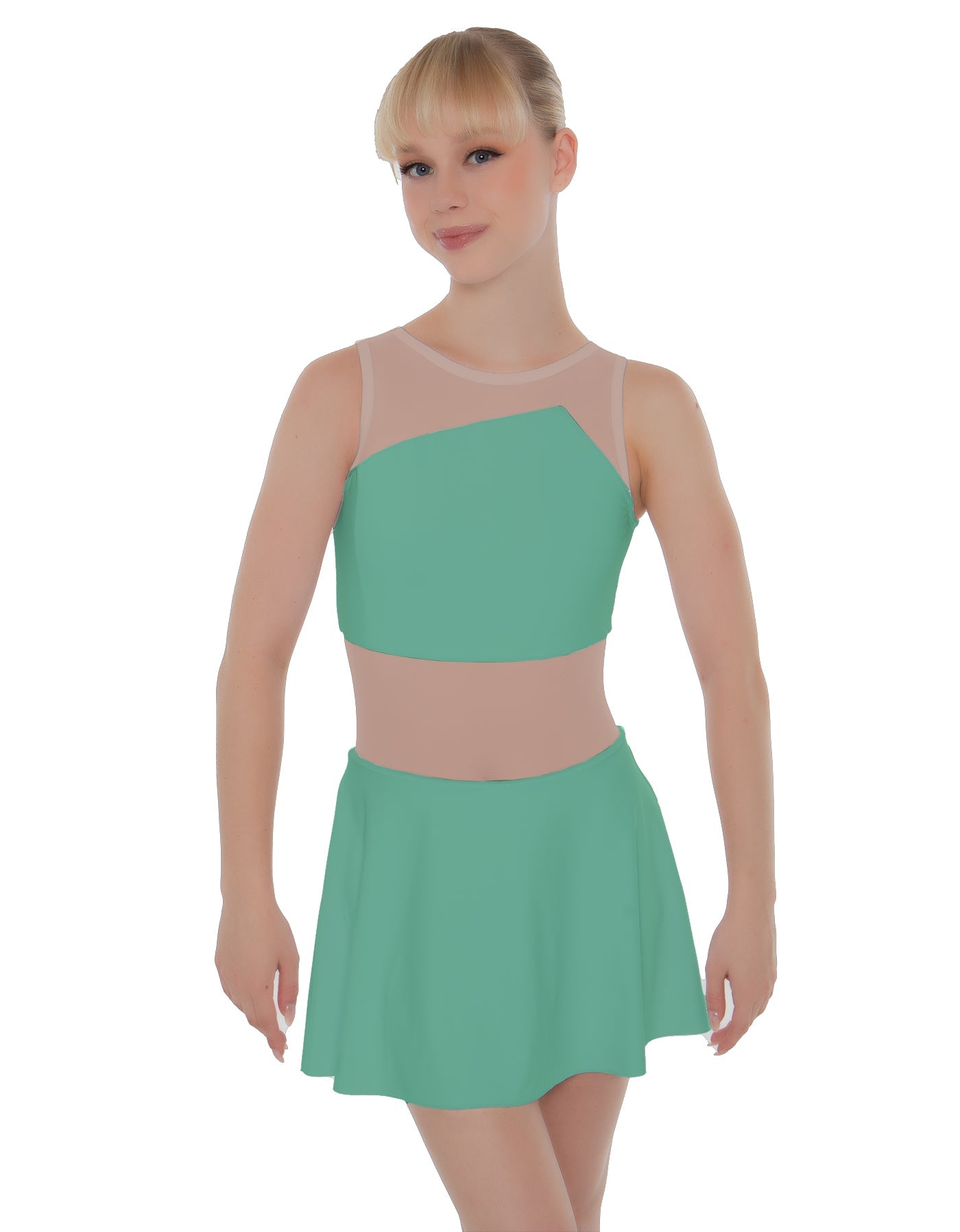 Solid Lycra Defined Dress