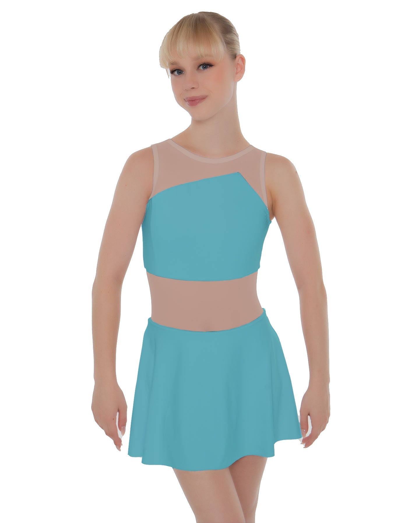 Solid Lycra Defined Dress