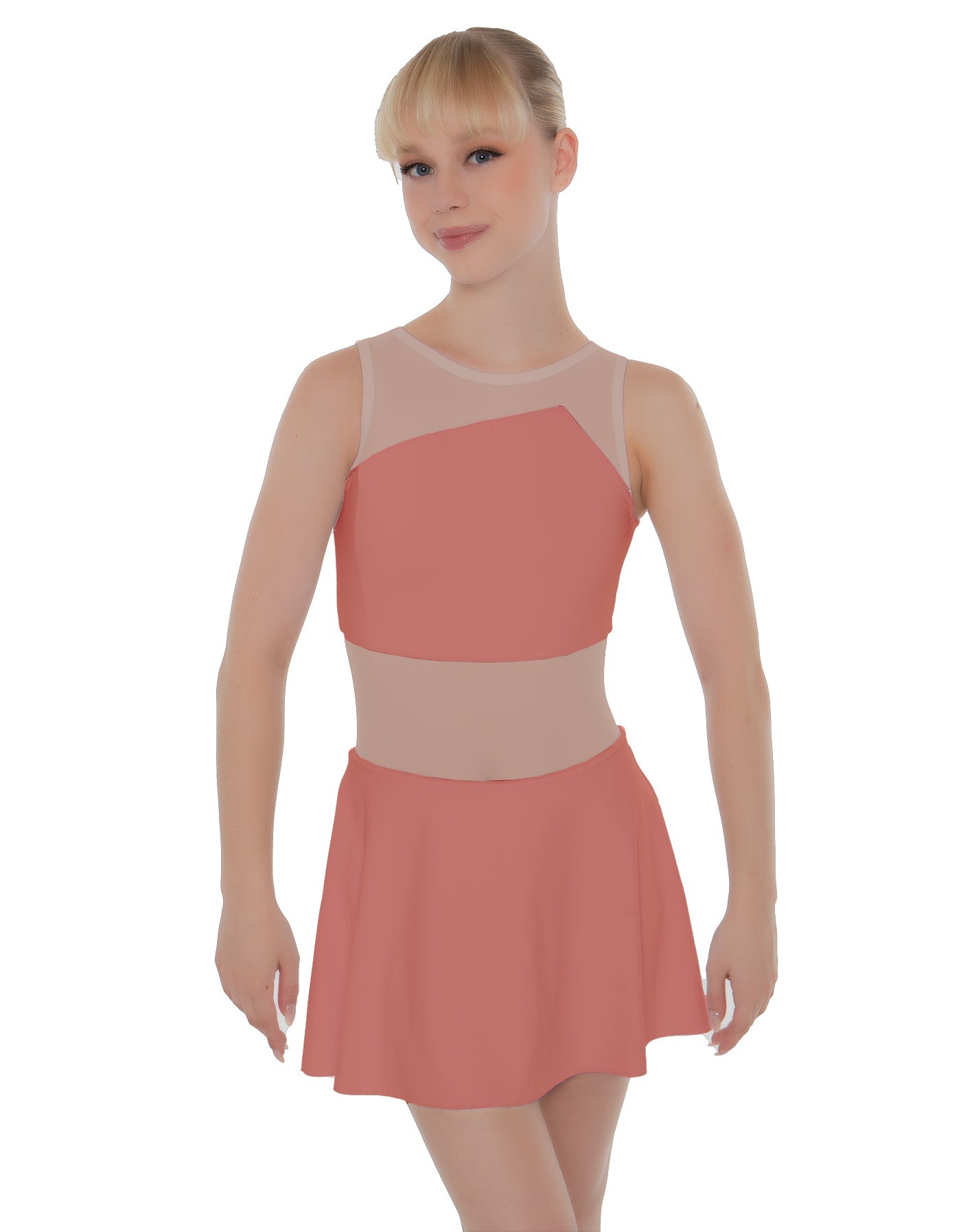 Solid Lycra Defined Dress
