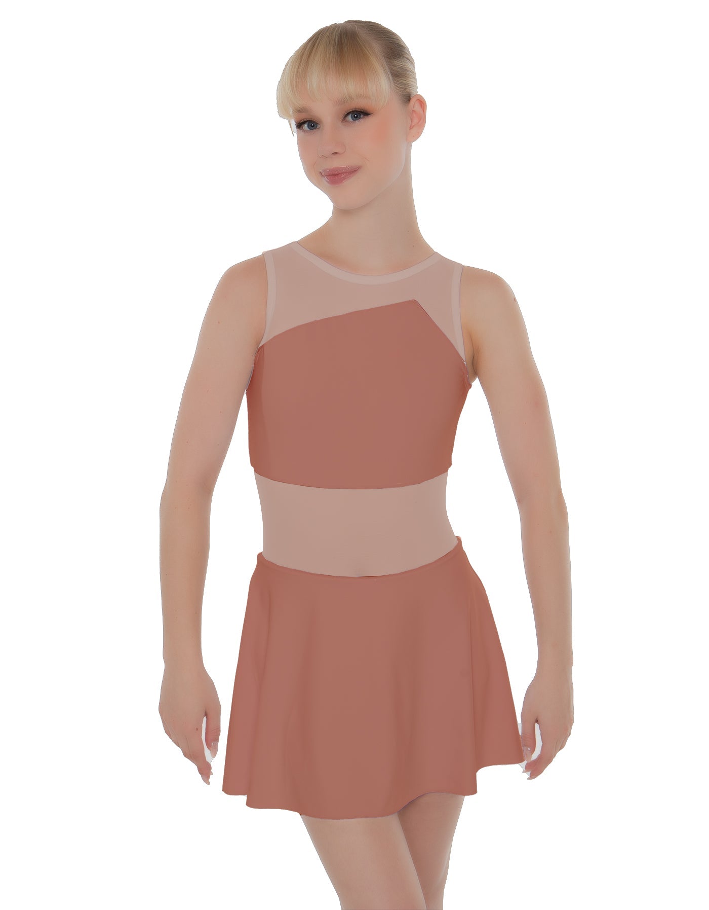 Solid Lycra Defined Dress