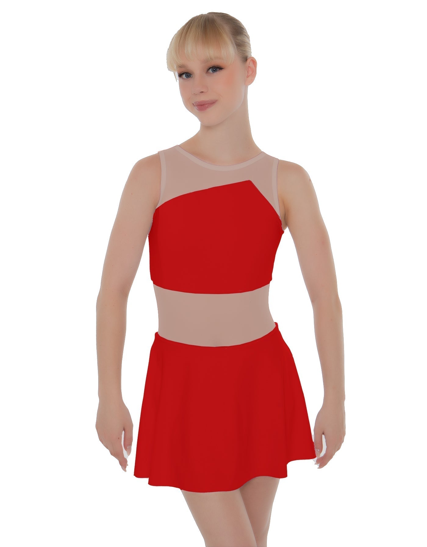Solid Lycra Defined Dress