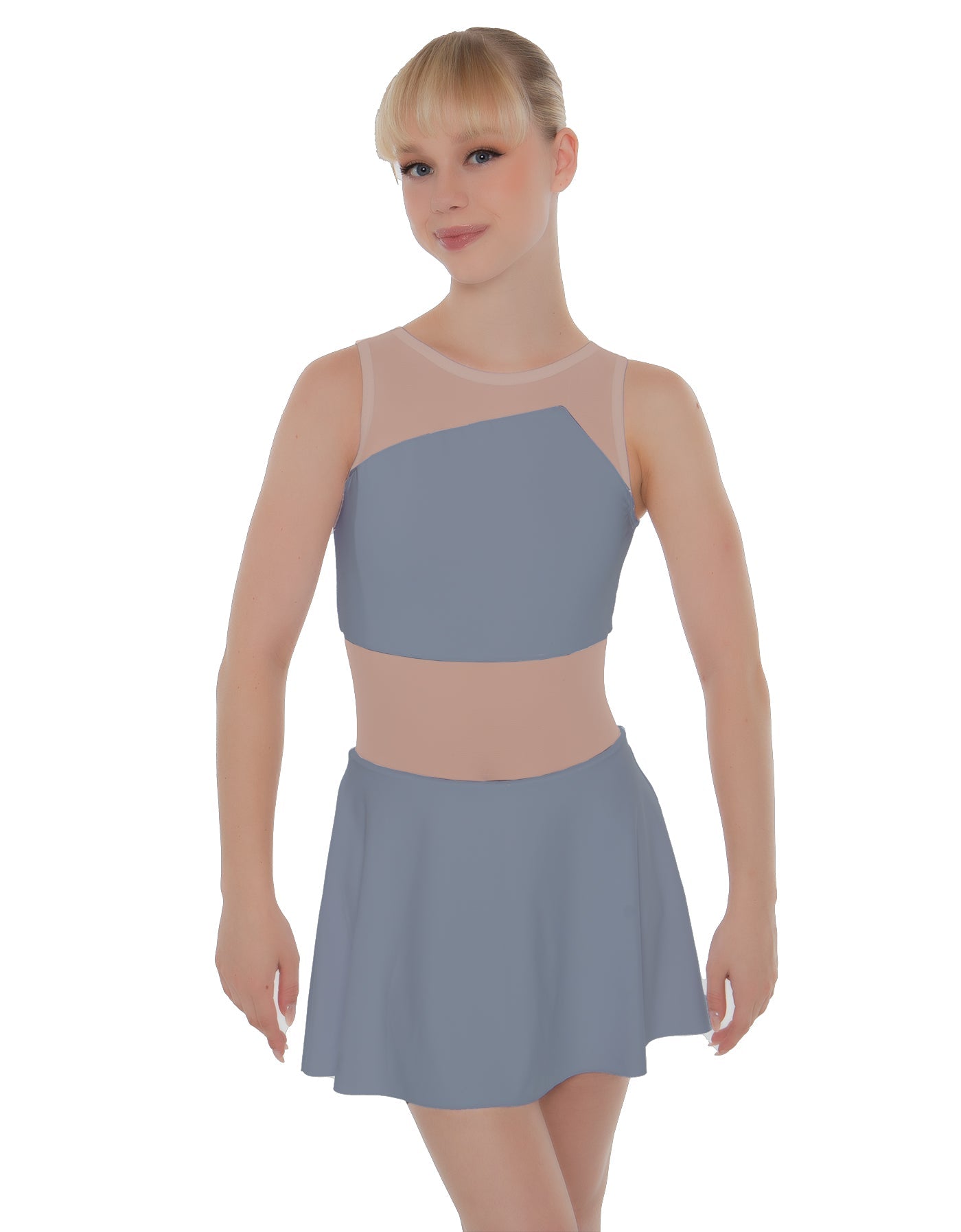 Solid Lycra Defined Dress